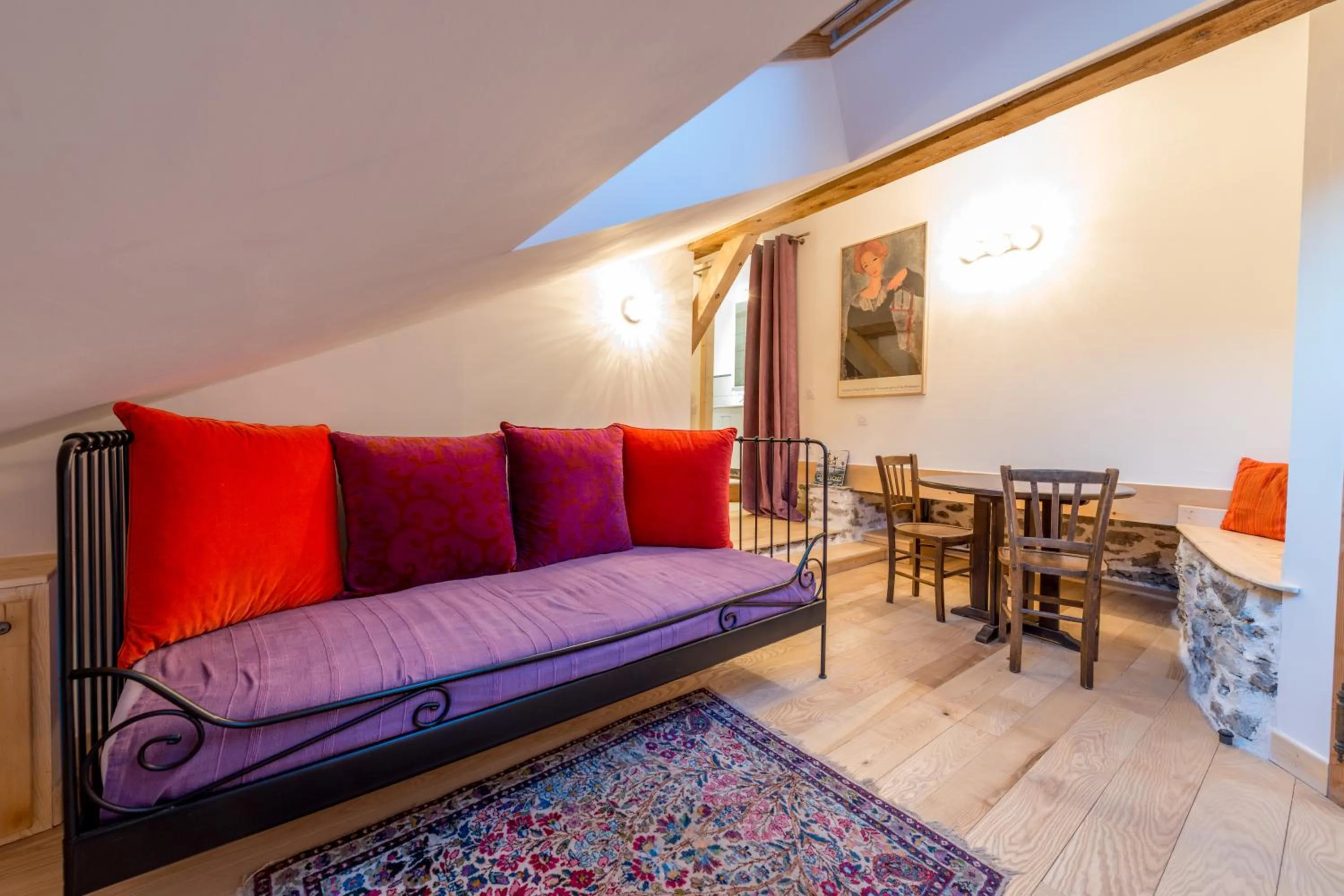 Living room in Au Cheval Blanc - appartements et chambres d'hôtes