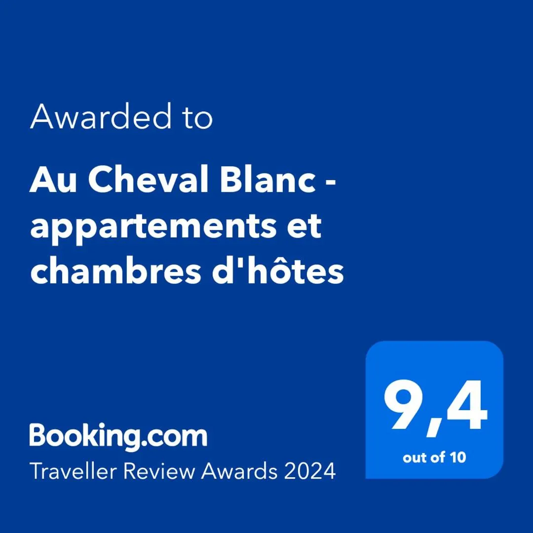 Au Cheval Blanc - appartements et chambres d'hôtes