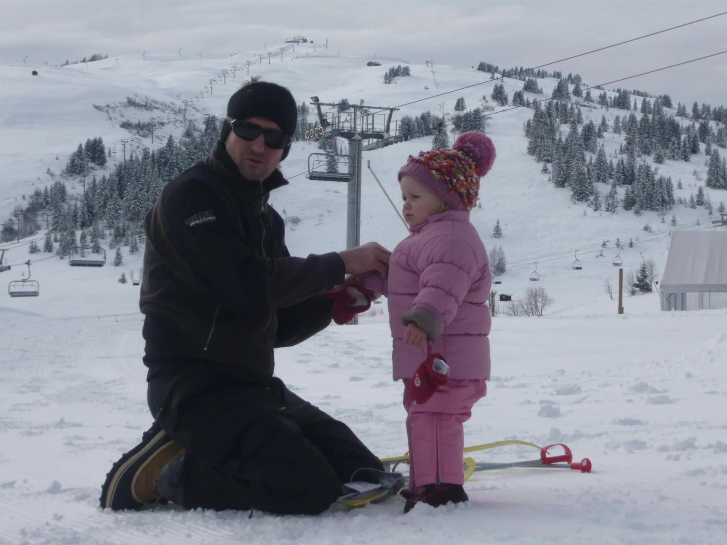 Skiing in Au Cheval Blanc - appartements et chambres d'hôtes