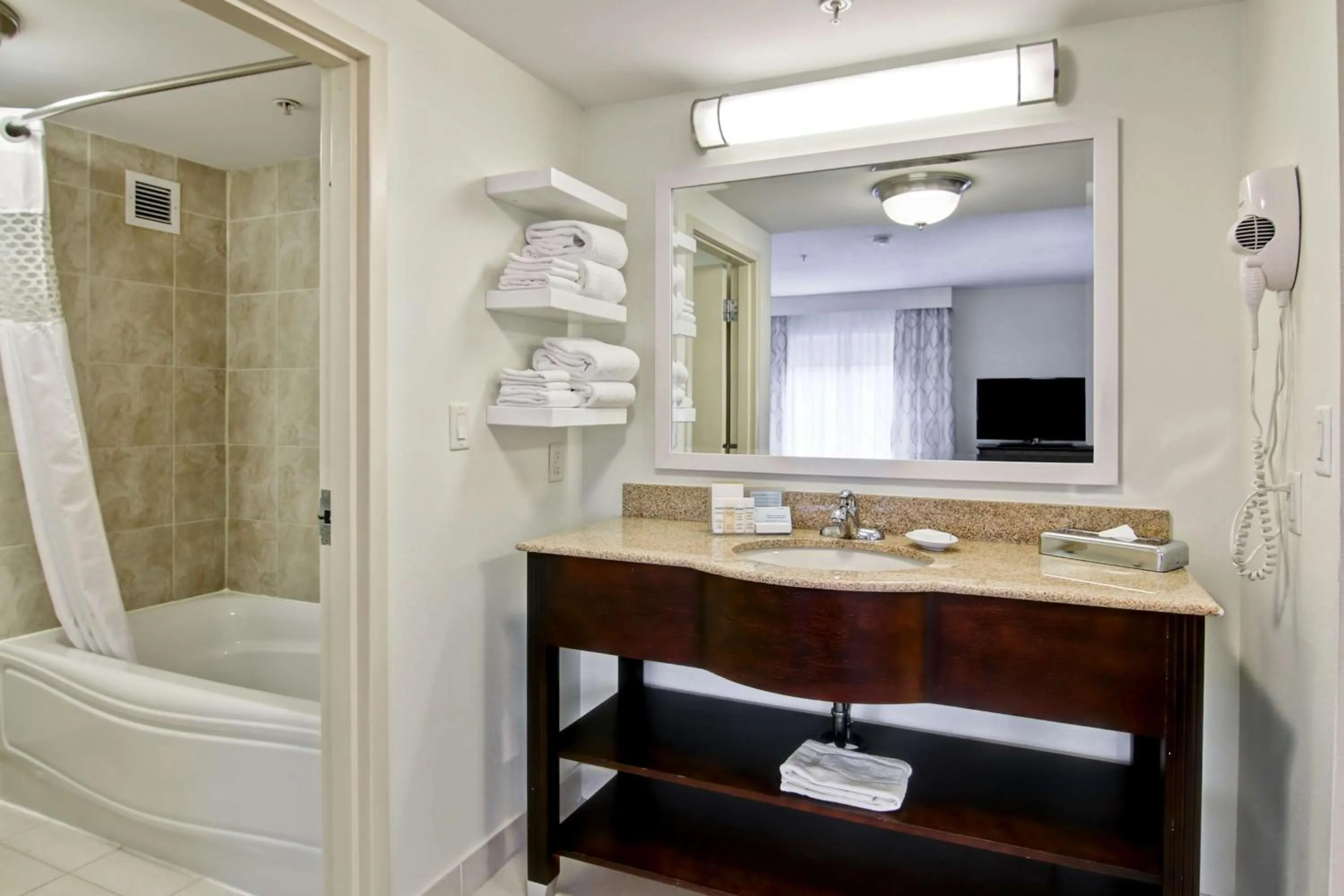 Bathroom in Hampton Inn & Suites Saint John