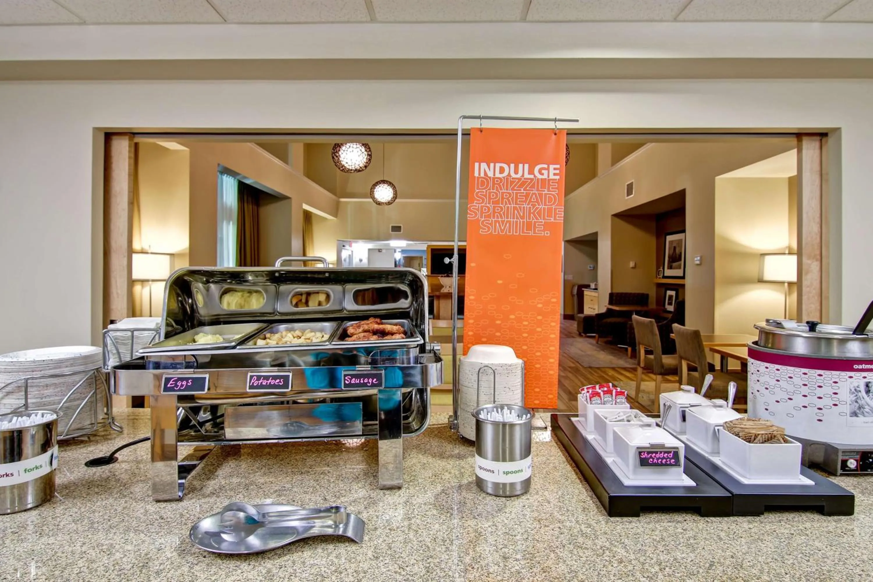 Restaurant/places to eat in Hampton Inn & Suites Saint John