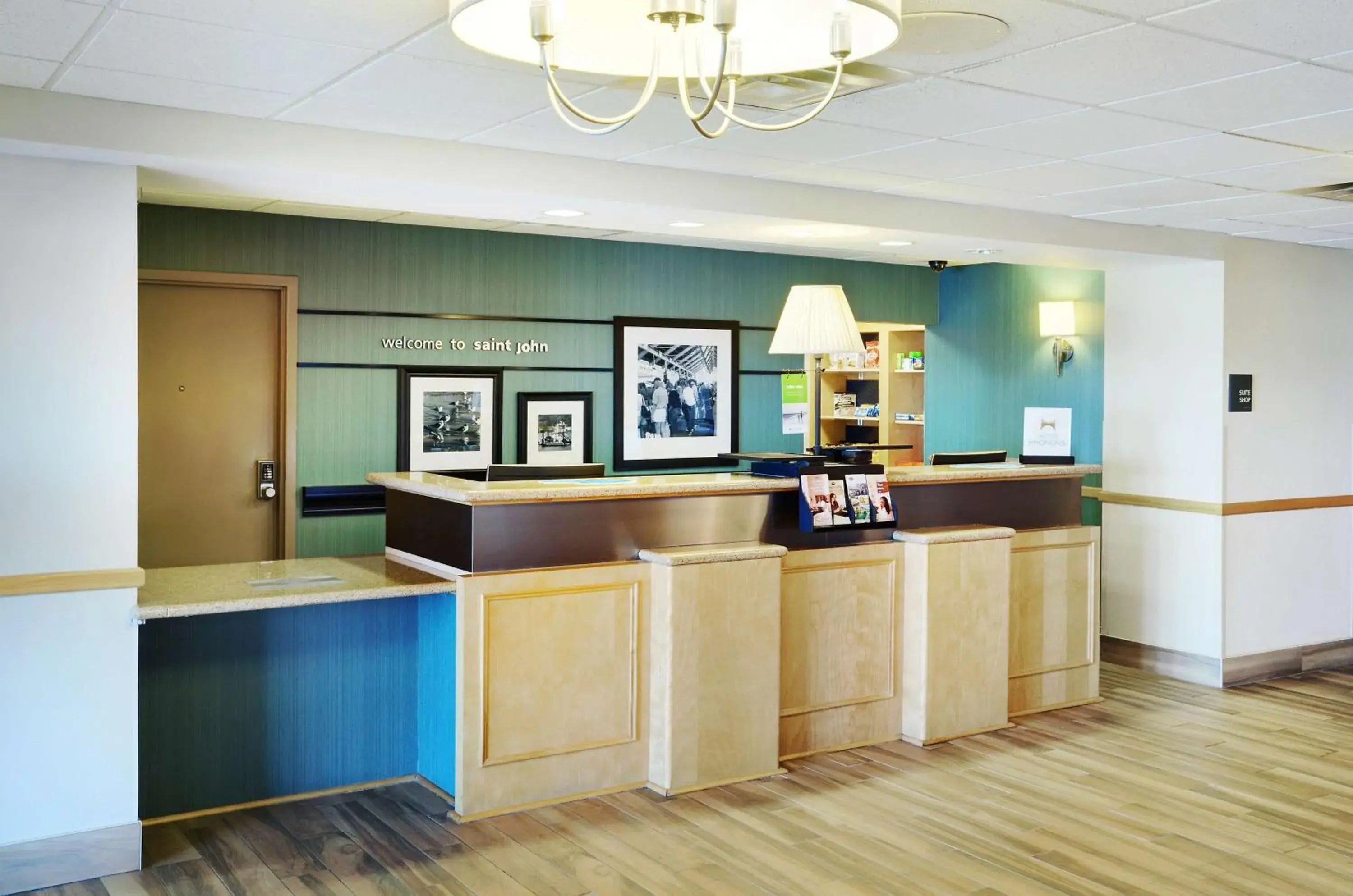 Lobby or reception in Hampton Inn & Suites Saint John Lobby or reception in Hampton Inn & Suites Saint John