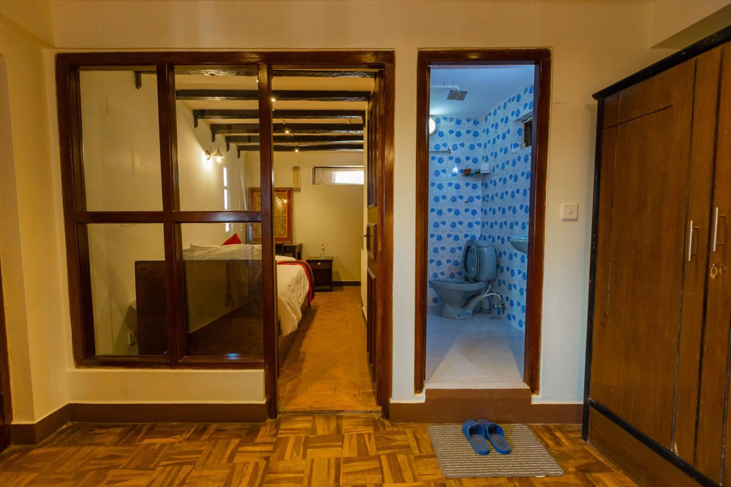 Bed in Vajra Boutique Hotel