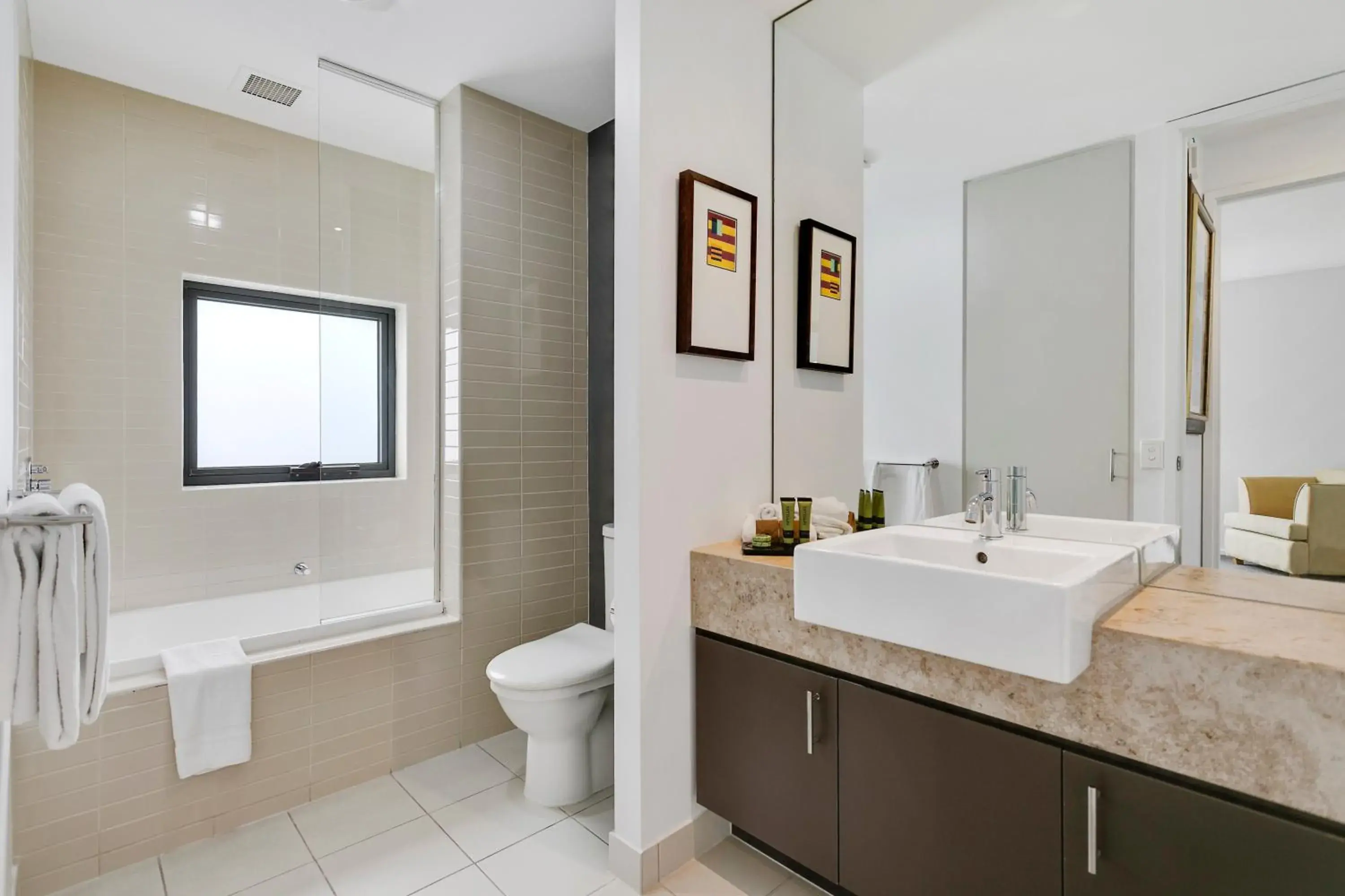 Bathroom in Peppers Moonah Links Resort Bathroom in Peppers Moonah Links Resort