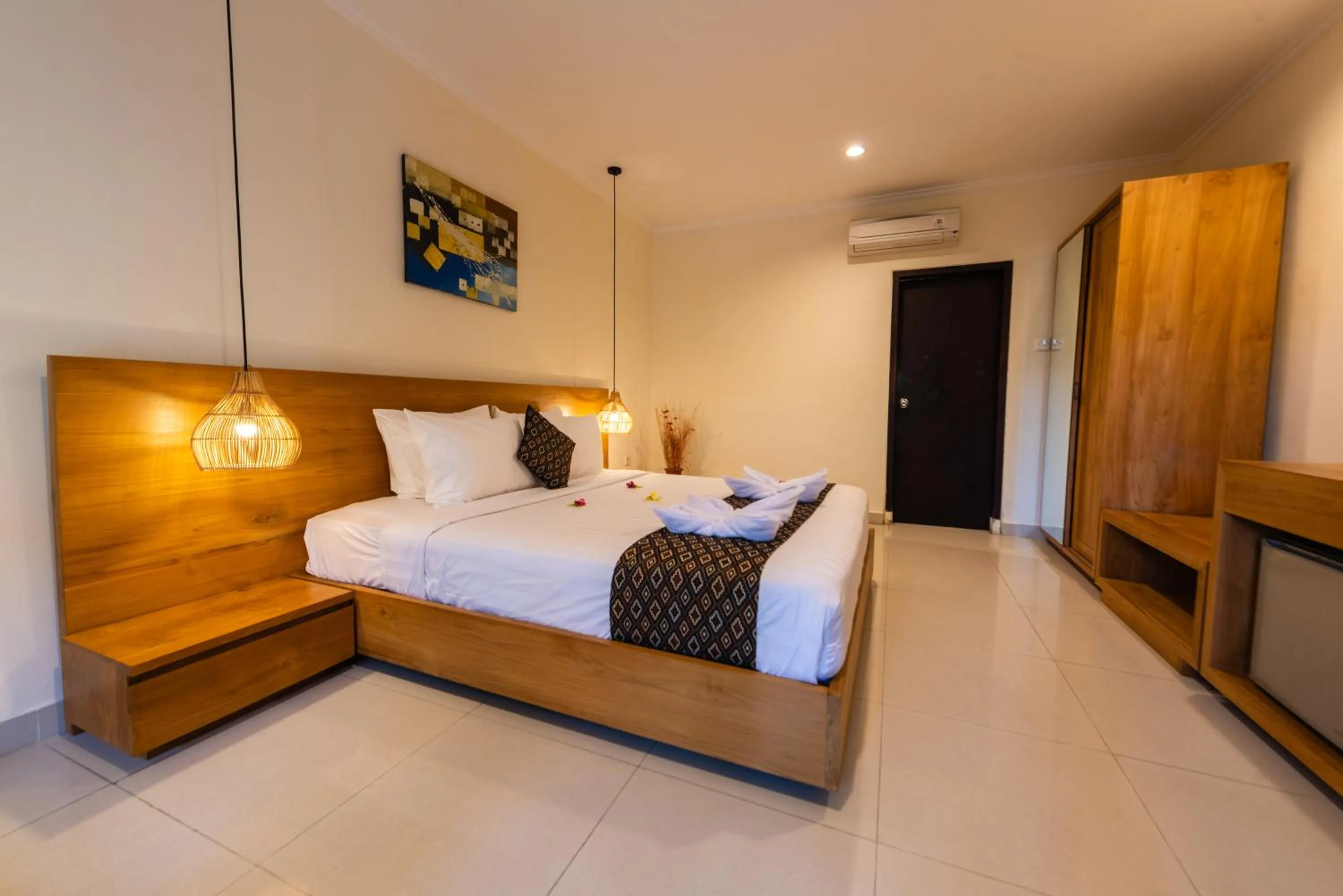 Bed in Bali Ayu Hotel & Villas