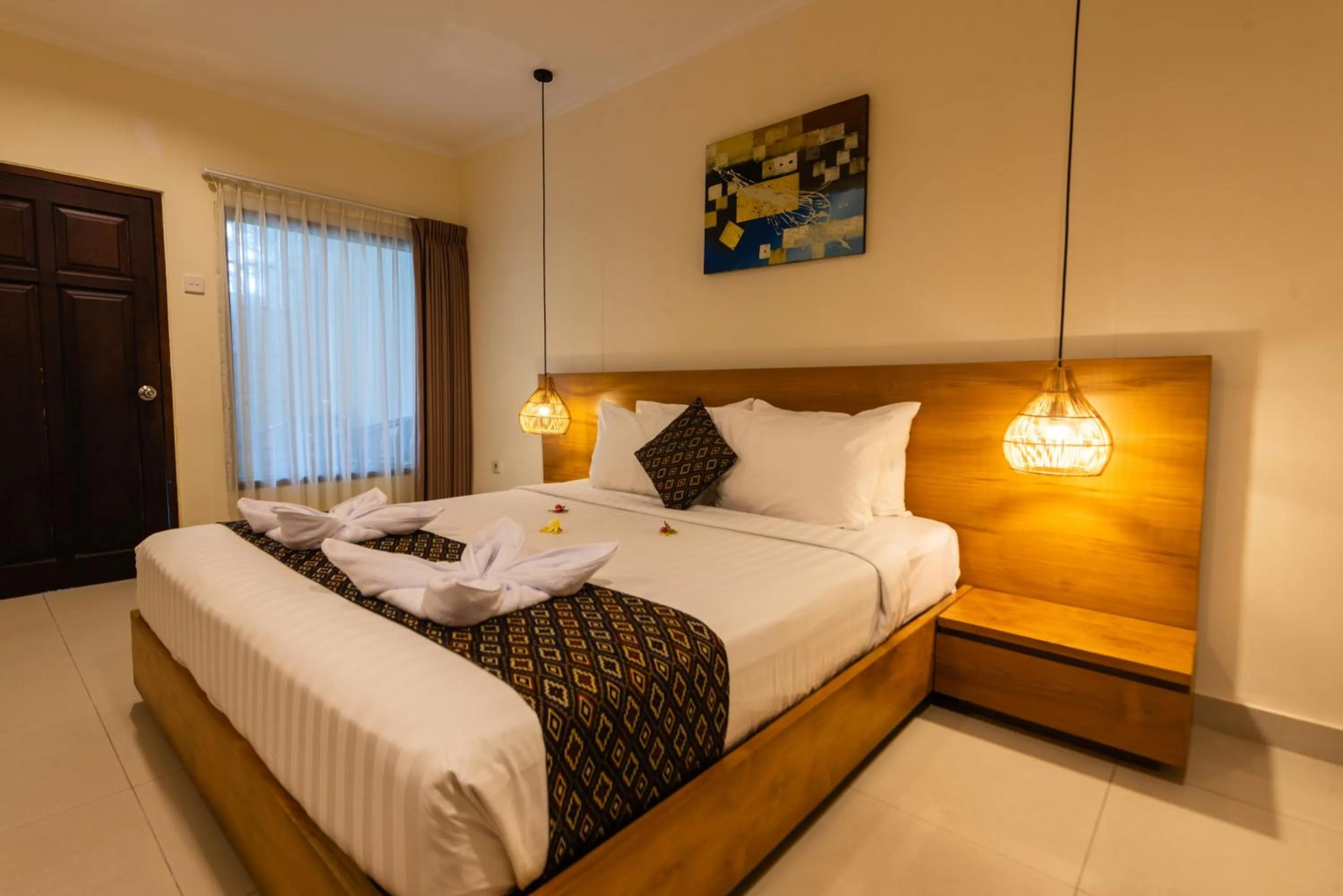 Bed in Bali Ayu Hotel & Villas