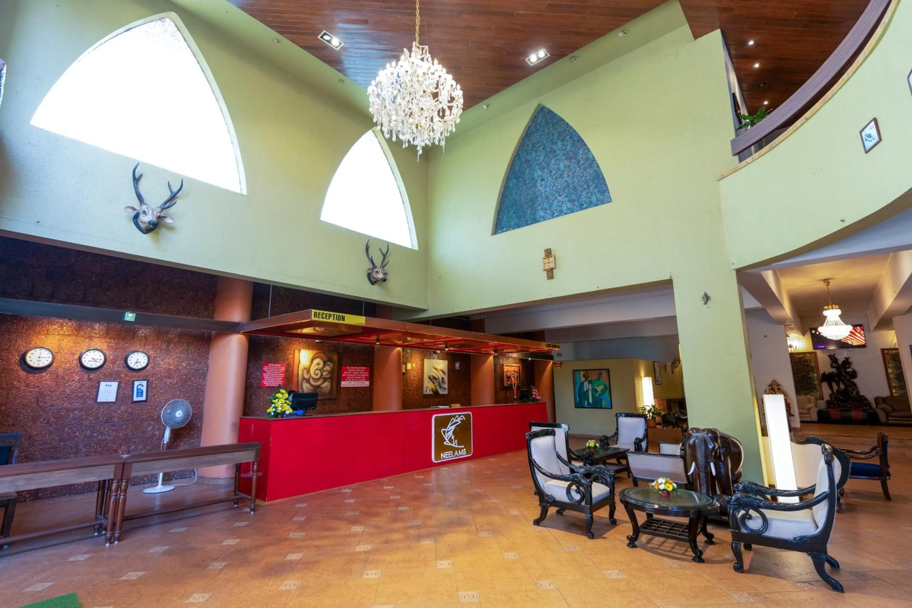 Lobby or reception in Neelam's The Grand Hotel Goa