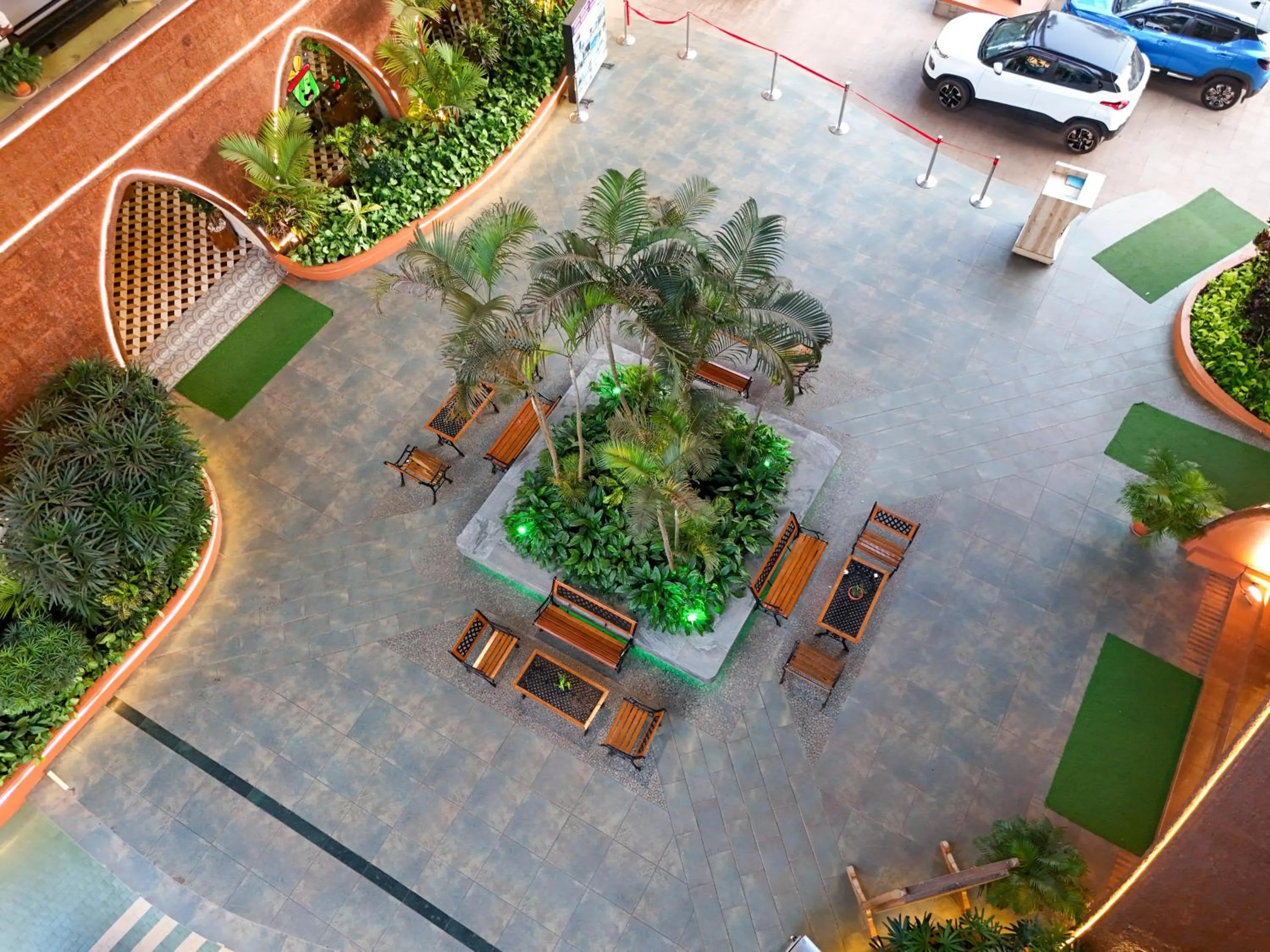 Parking in Neelam's The Grand Hotel Goa