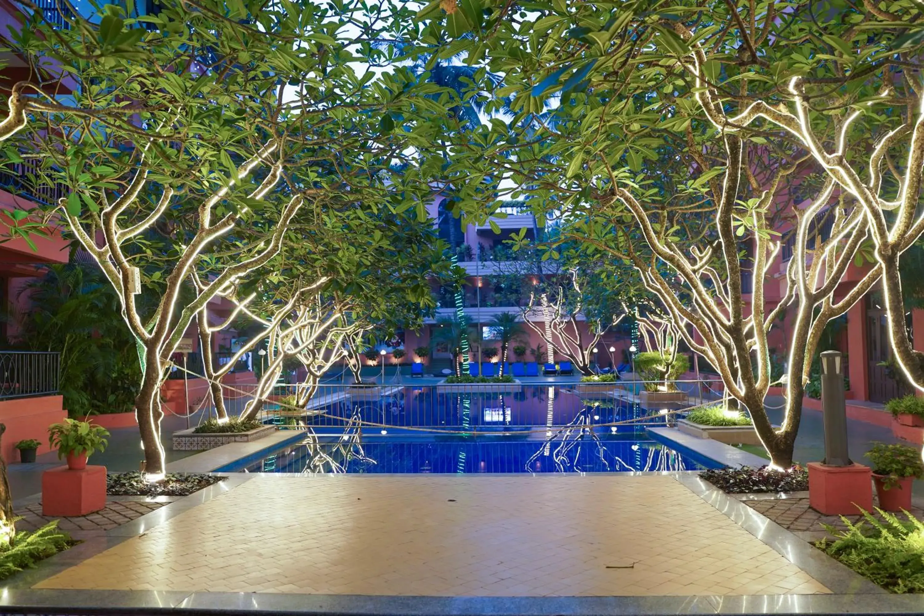 Swimming pool in Neelam's The Grand Hotel Goa Swimming pool in Neelam's The Grand Hotel Goa