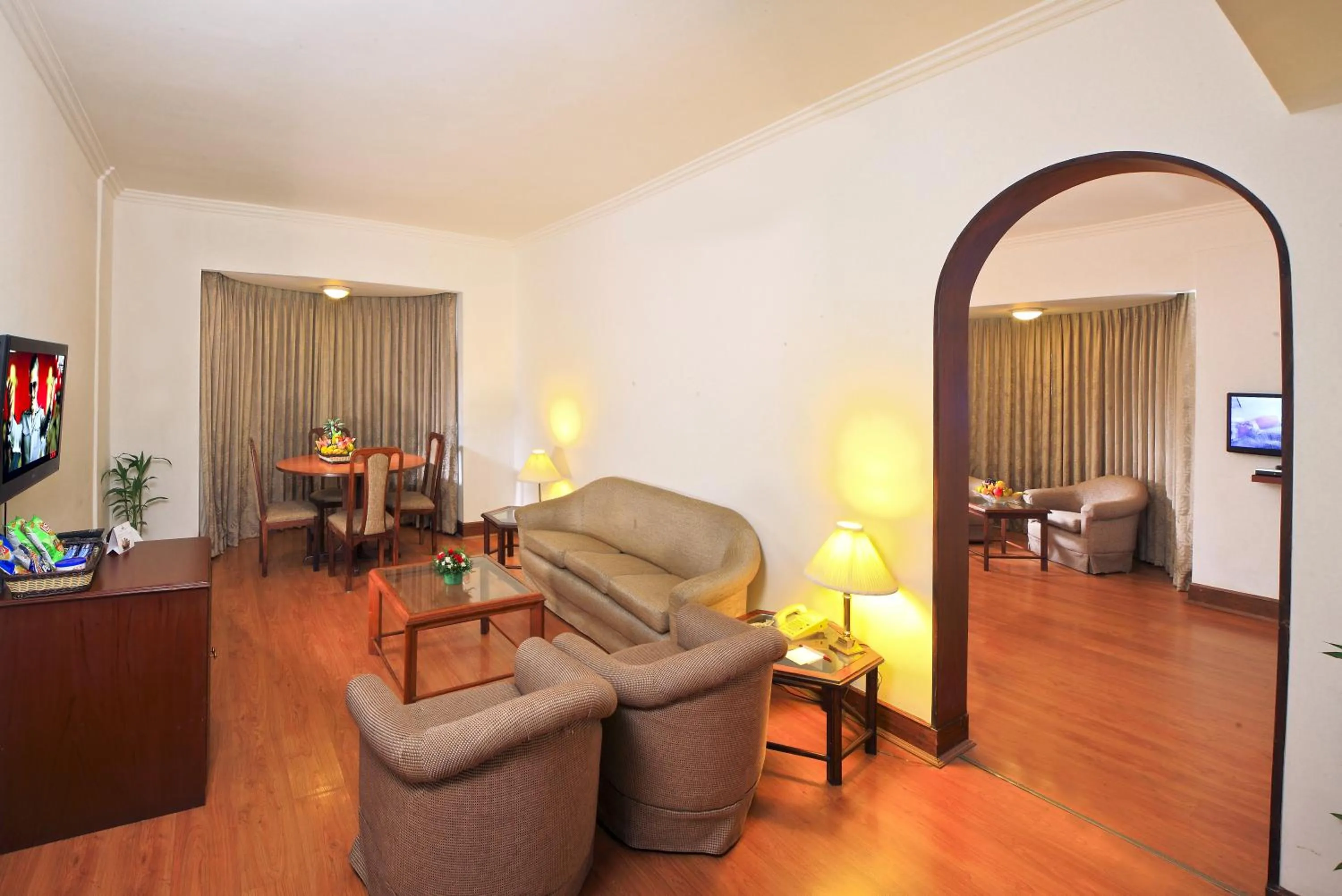 Living room in Hotel Abad Plaza