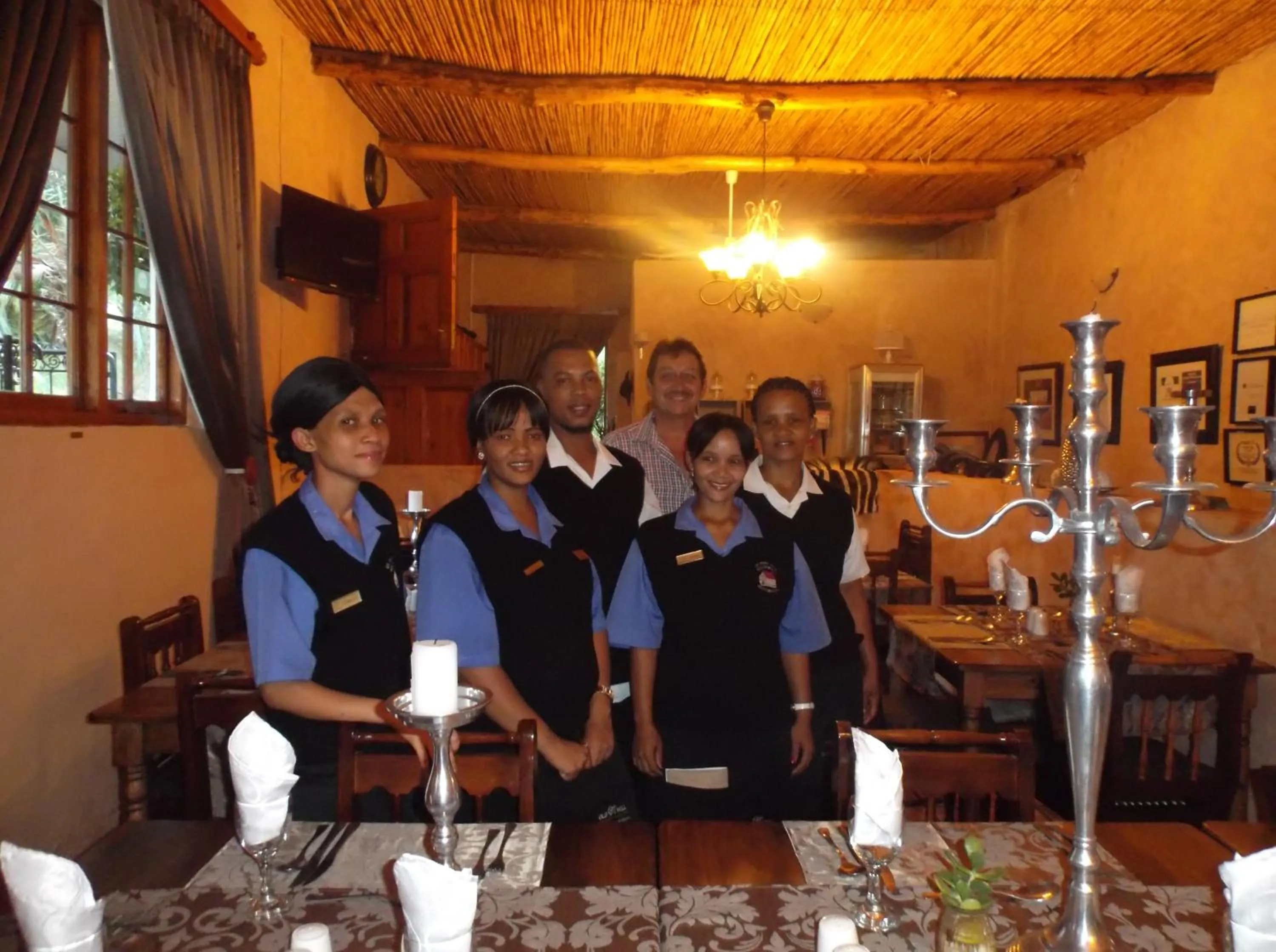 Staff in Old Mill Lodge, Seasonal Working Ostrich Farm & Restaurant, Oudtshoorn