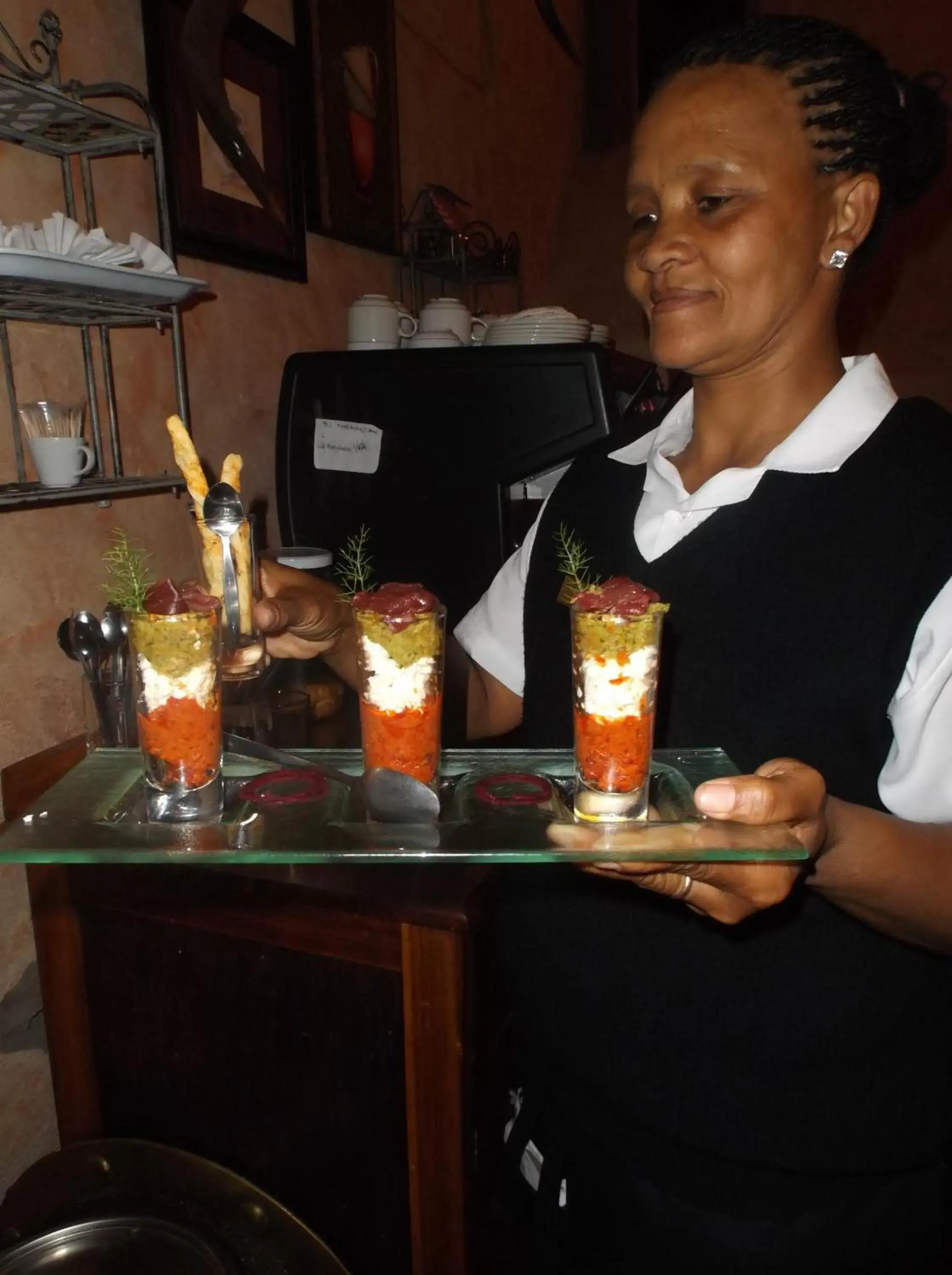 Staff in Old Mill Lodge, Seasonal Working Ostrich Farm & Restaurant, Oudtshoorn Staff in Old Mill Lodge, Seasonal Working Ostrich Farm & Restaurant, Oudtshoorn