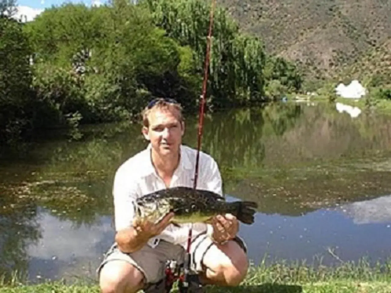 Fishing in Old Mill Lodge, Seasonal Working Ostrich Farm & Restaurant, Oudtshoorn Fishing in Old Mill Lodge, Seasonal Working Ostrich Farm & Restaurant, Oudtshoorn