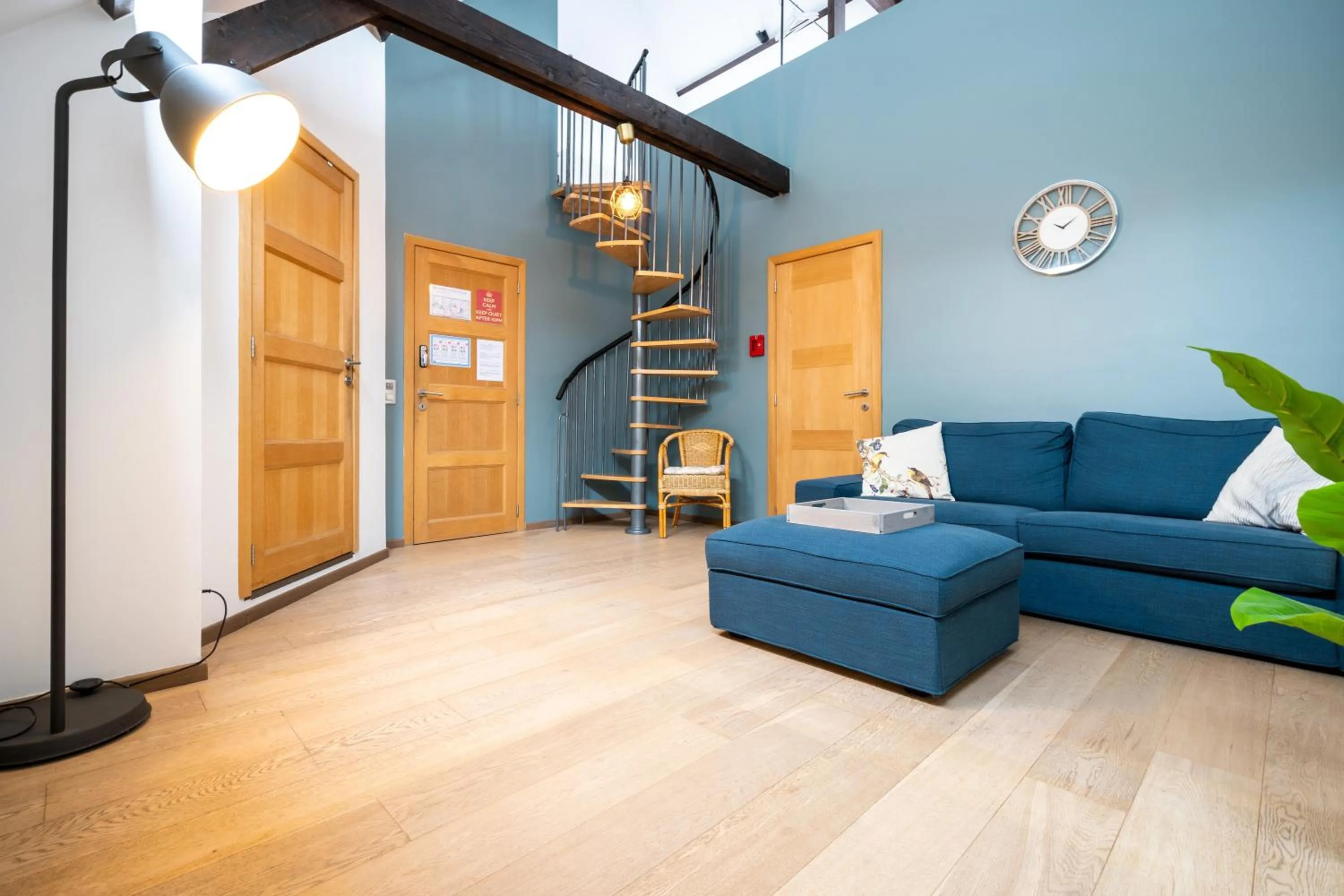 Living room in The Rose Suites