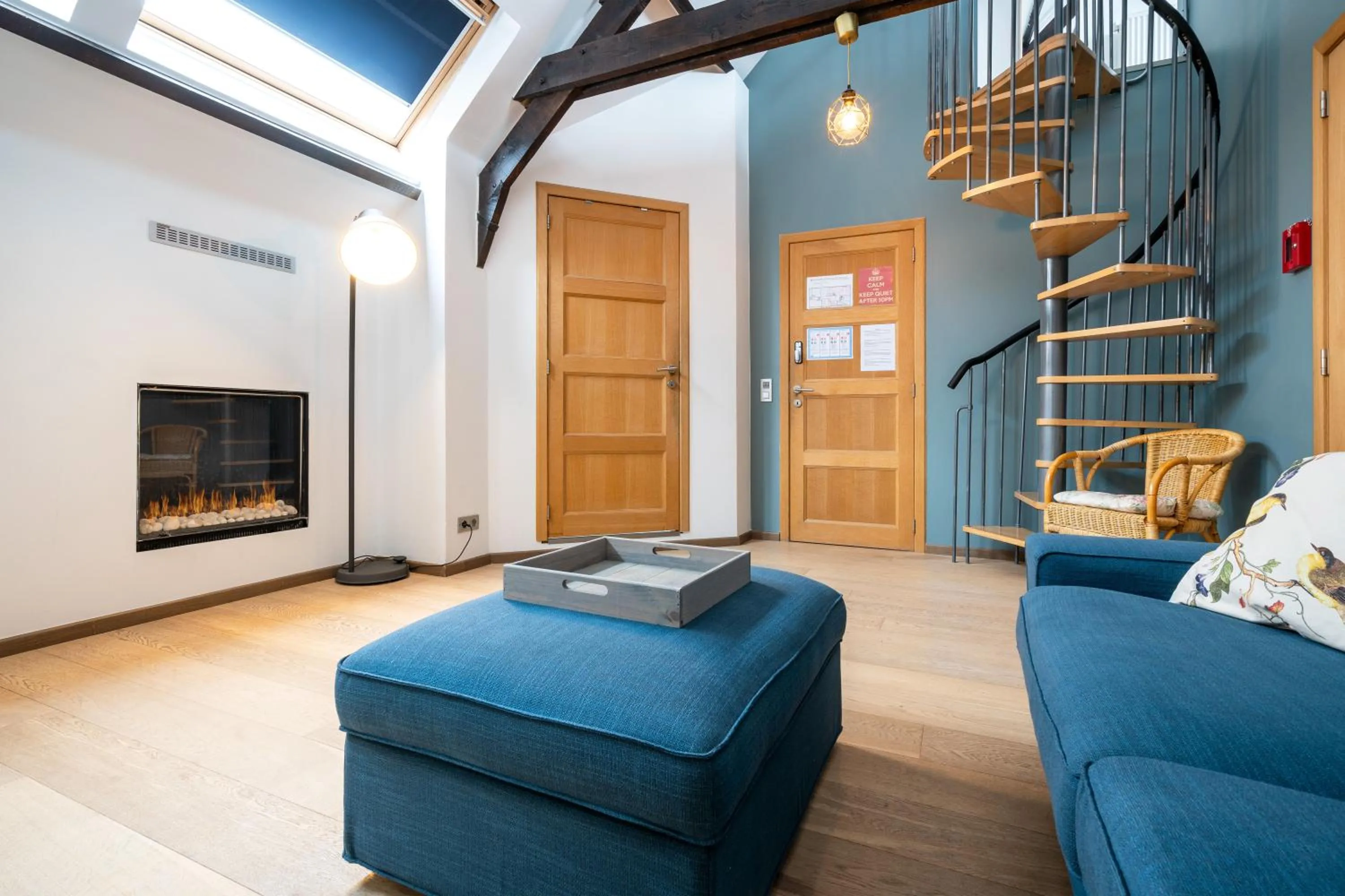 Living room in The Rose Suites