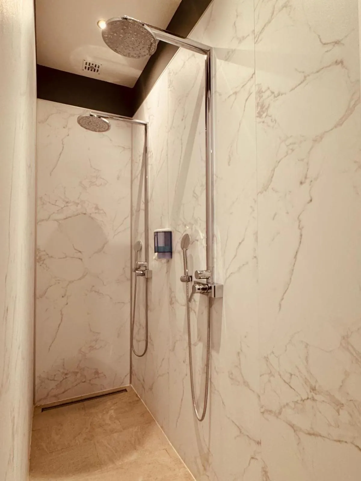 Shower in The Rose Suites