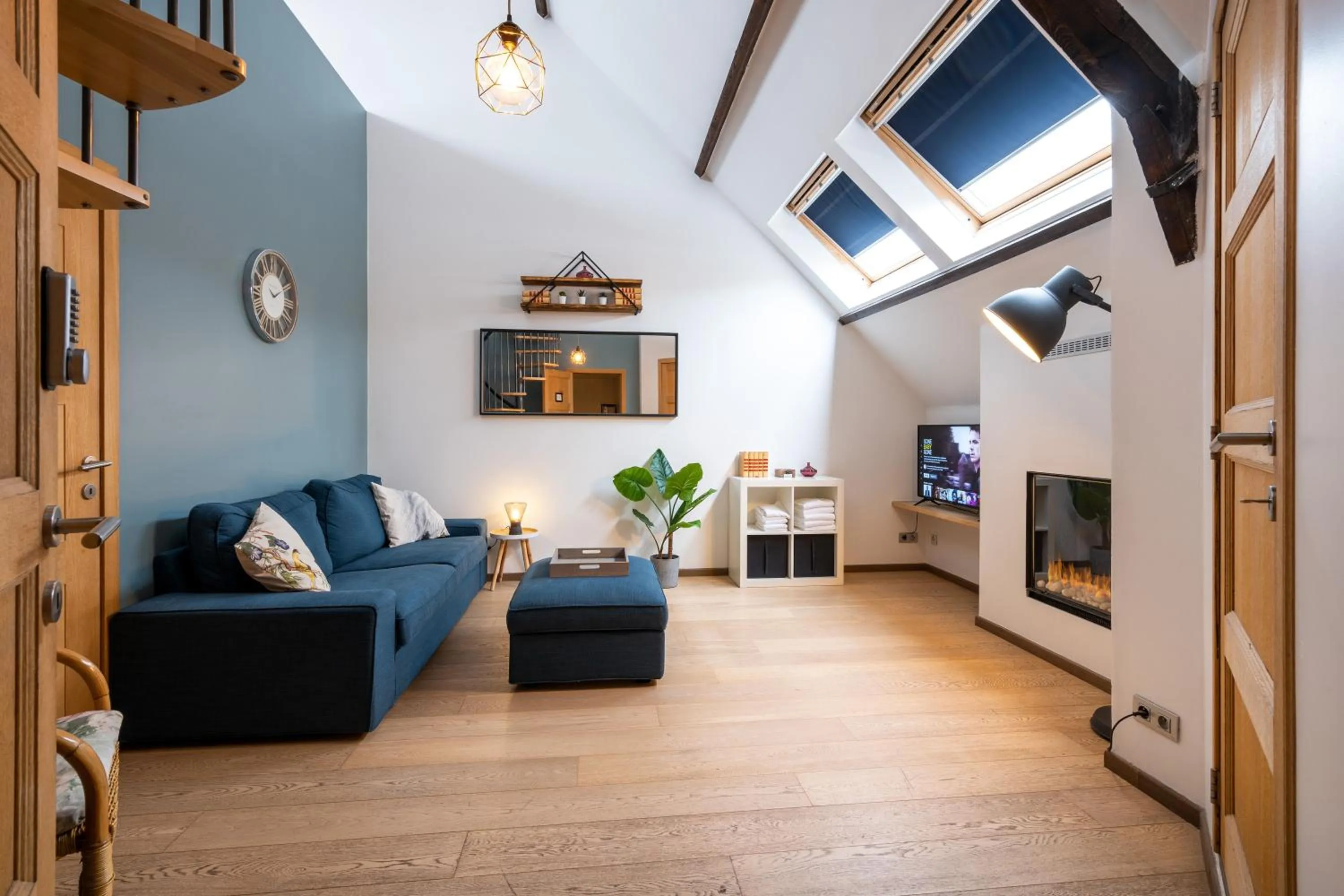 Living room in The Rose Suites