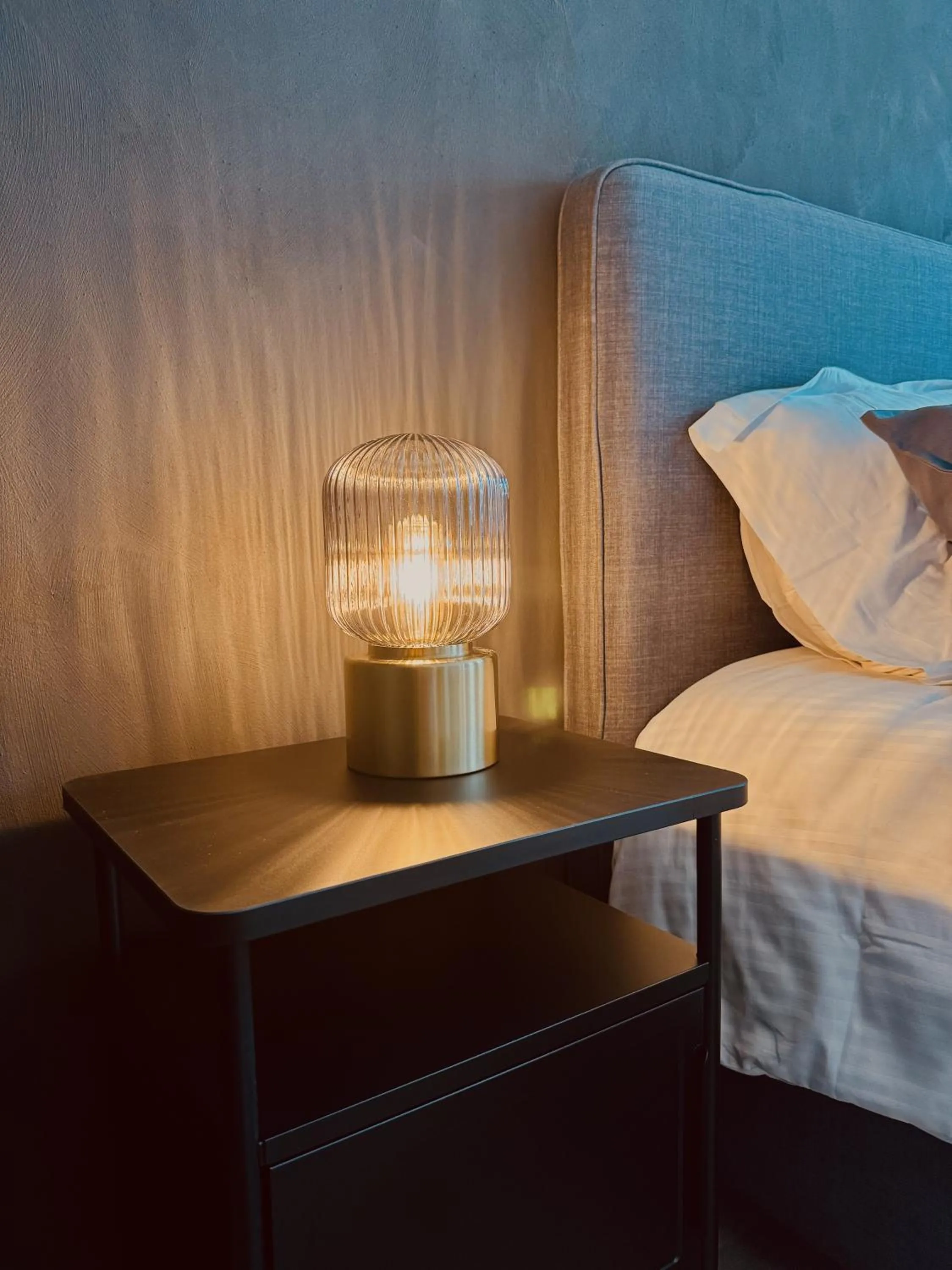 Bed in The Rose Suites