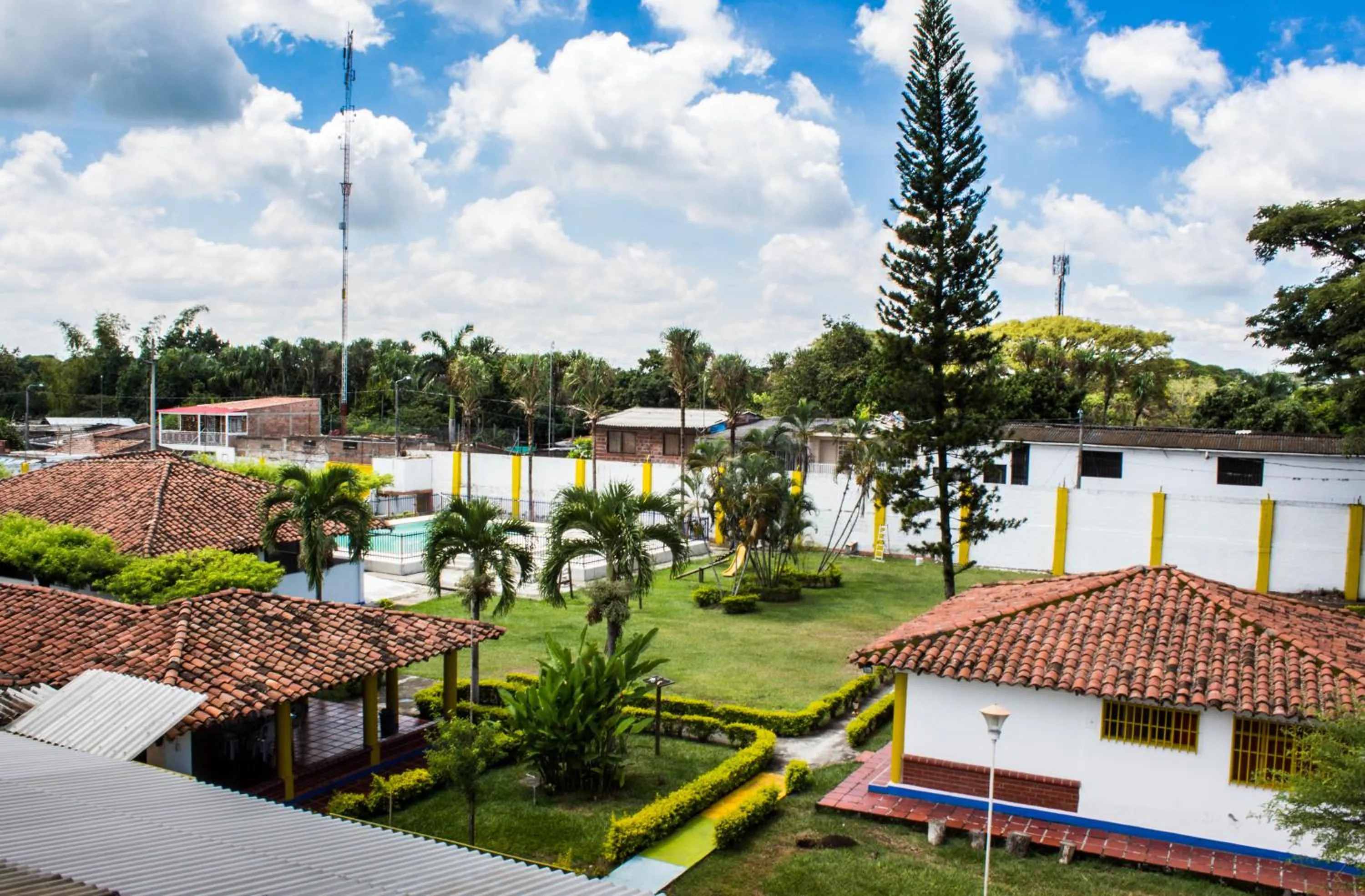Garden view in Hotel Villa Bosco