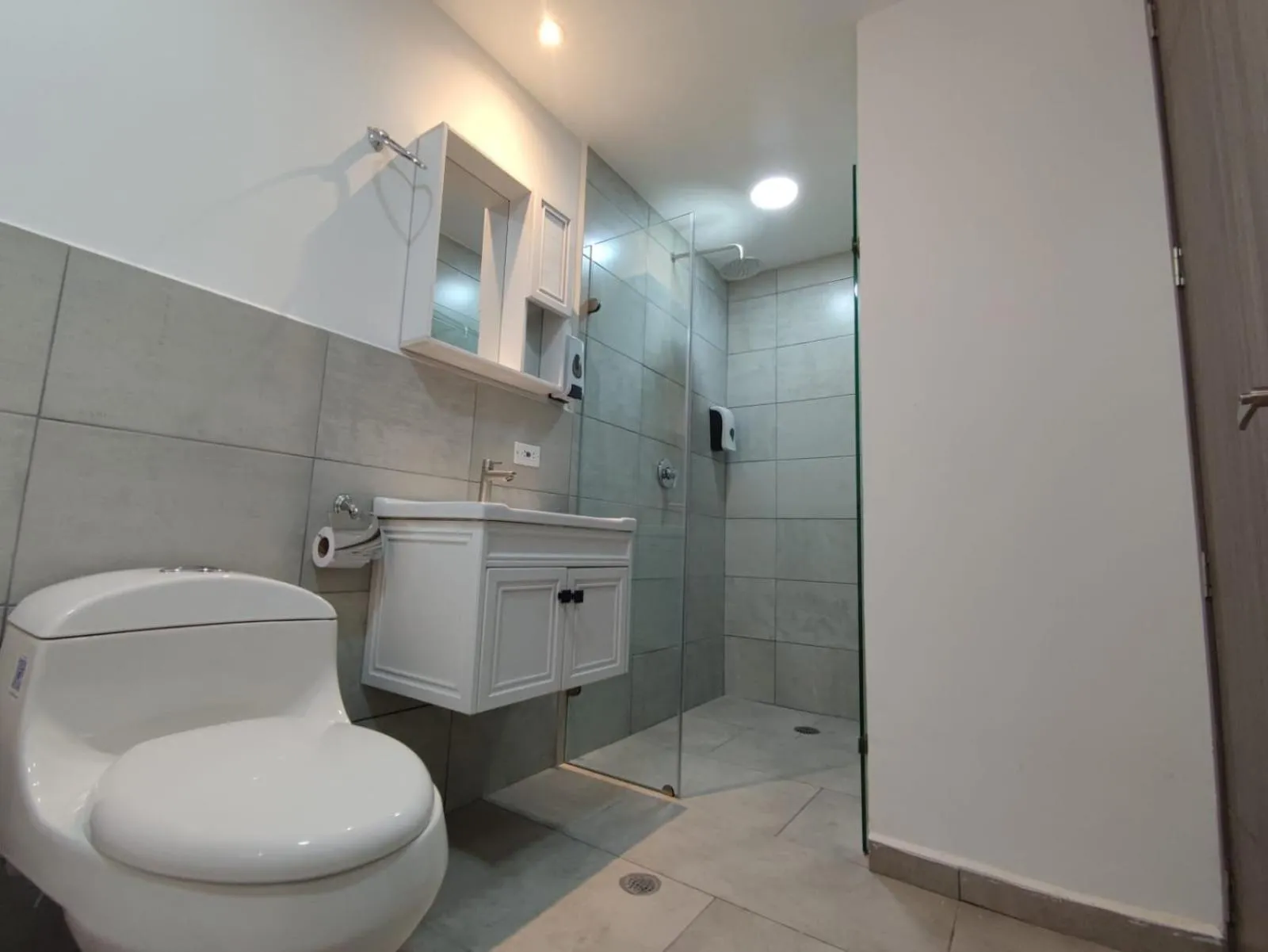 Shower in Hotel Villa Bosco