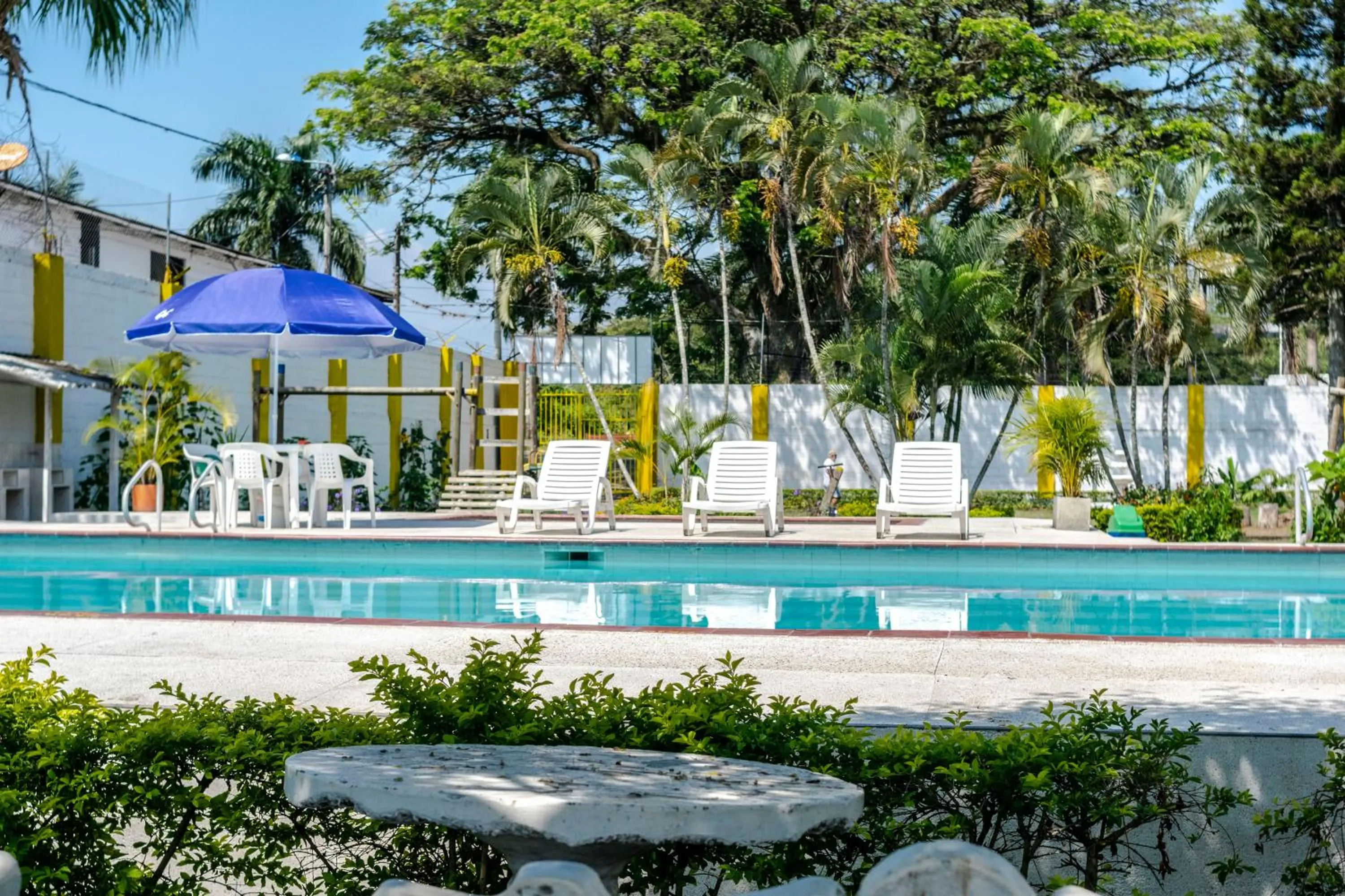 Swimming pool in Hotel Villa Bosco