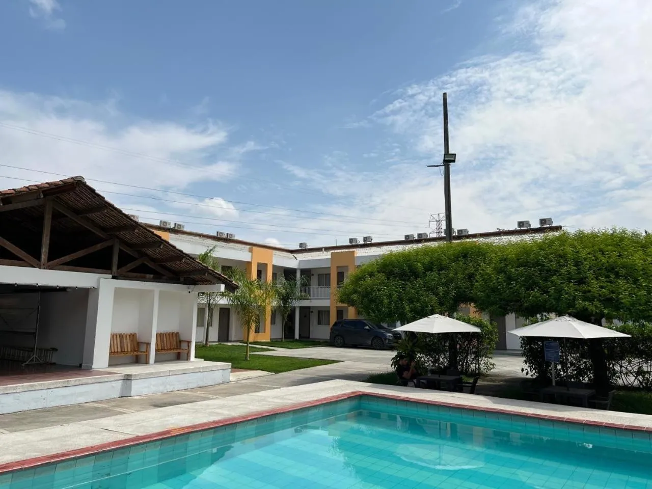 Swimming pool in Hotel Villa Bosco