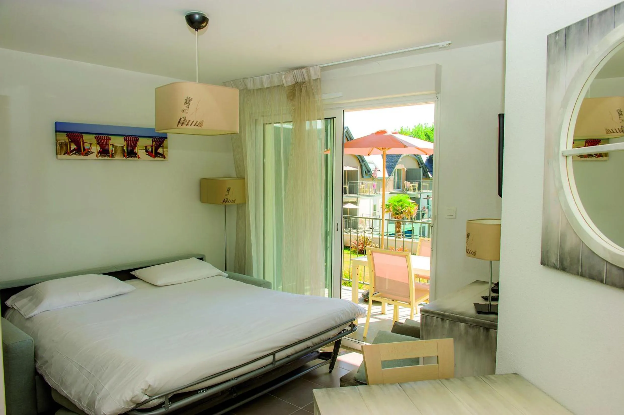 Bed in Résidence Vacances Bleues Les Jardins d'Arvor