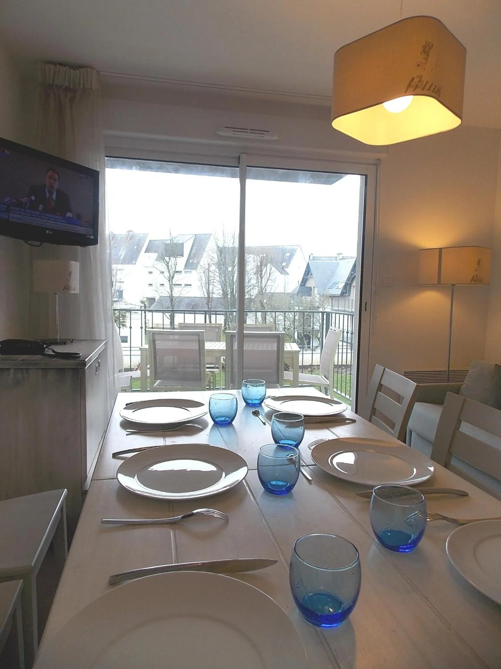 Balcony/Terrace in Résidence Vacances Bleues Les Jardins d'Arvor