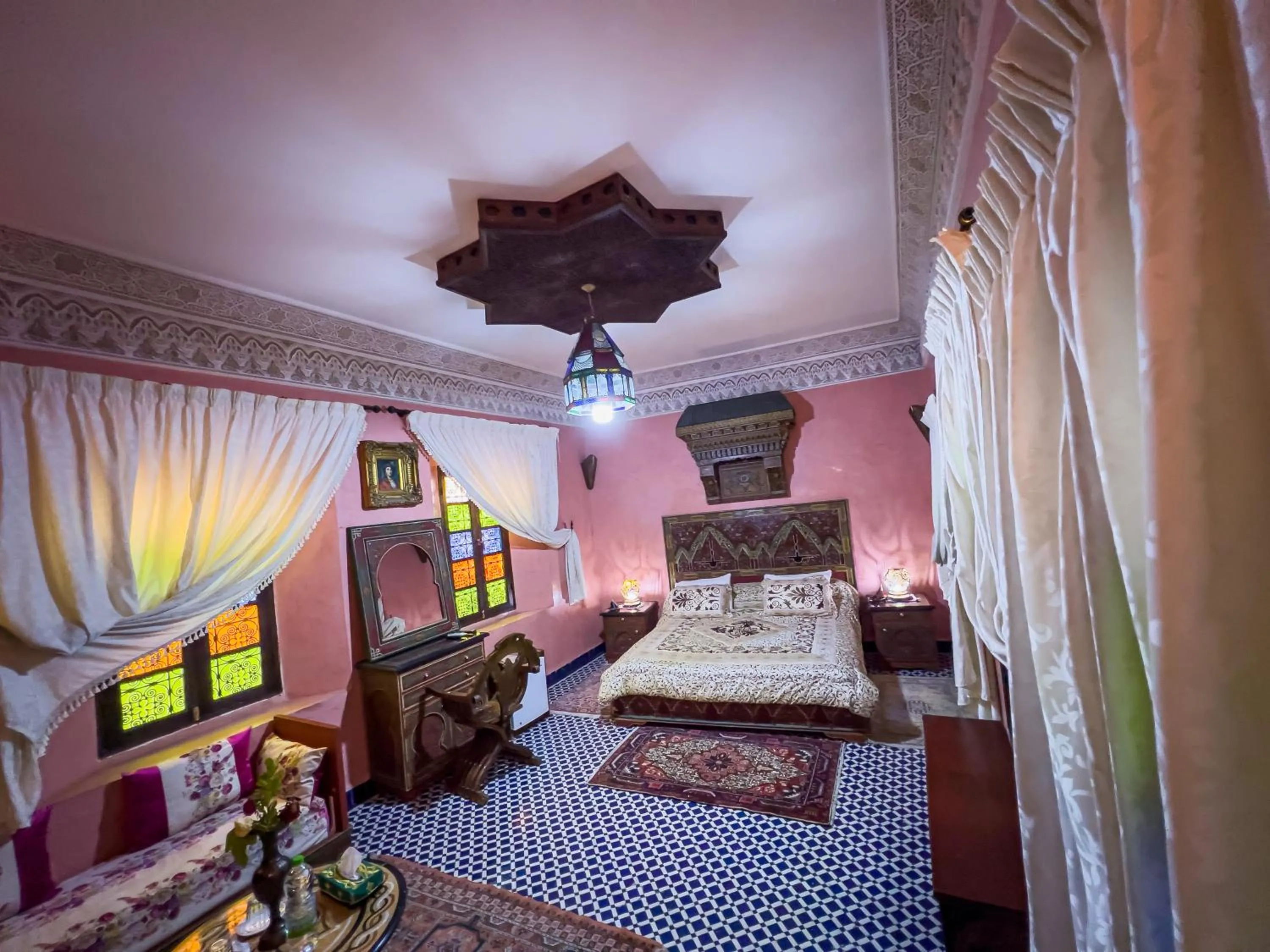 Photo of the whole room, Bed in Riad Dar Guennoun - Luxury Suites in the Heart of Fes