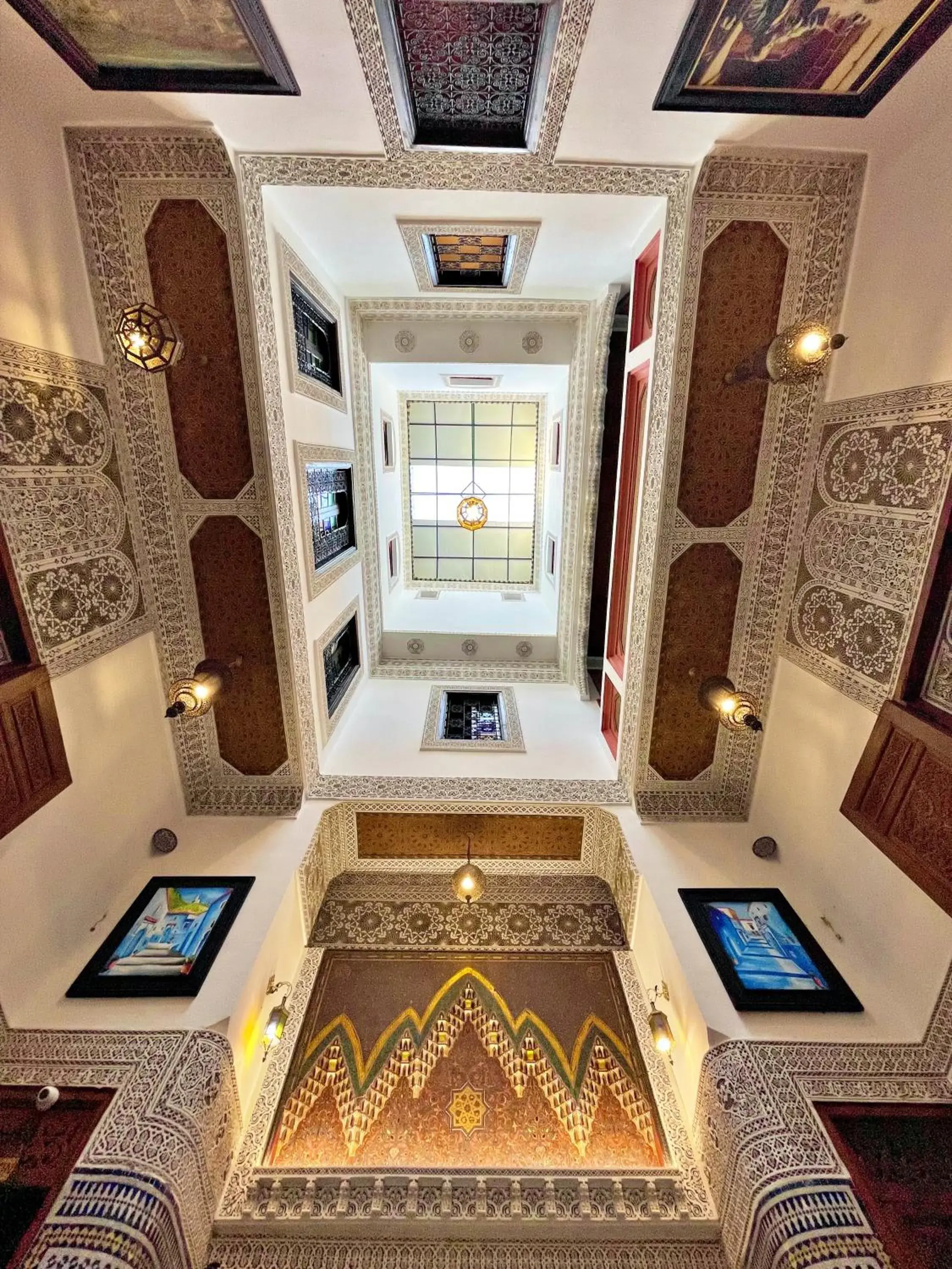 Lobby or reception in Riad Dar Guennoun - Luxury Suites in the Heart of Fes Lobby or reception in Riad Dar Guennoun - Luxury Suites in the Heart of Fes