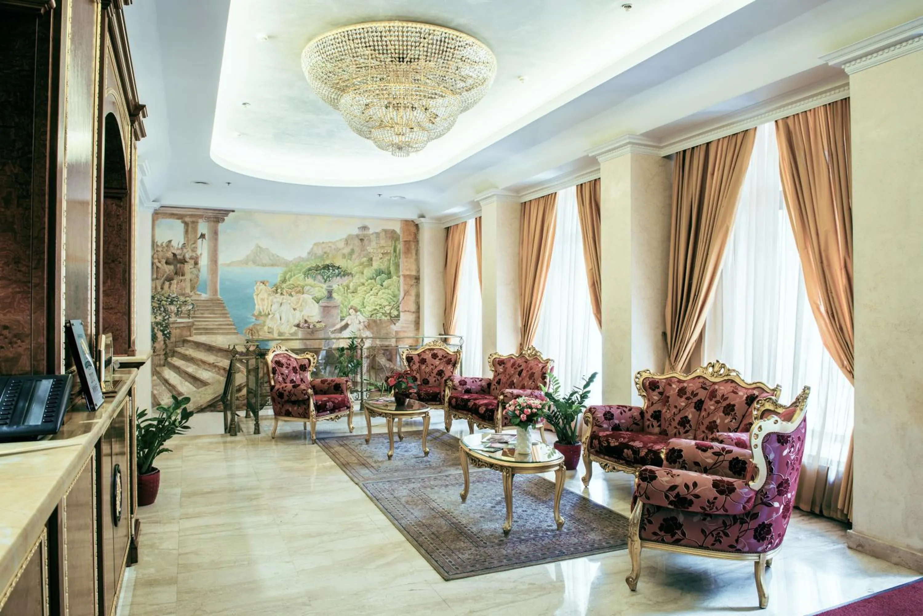 Lobby or reception in Optima Collection Podil Plaza