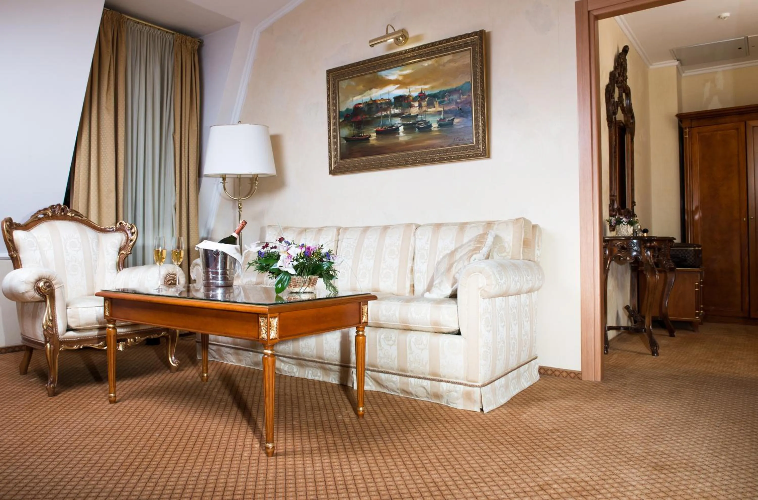 Seating area in Optima Collection Podil Plaza
