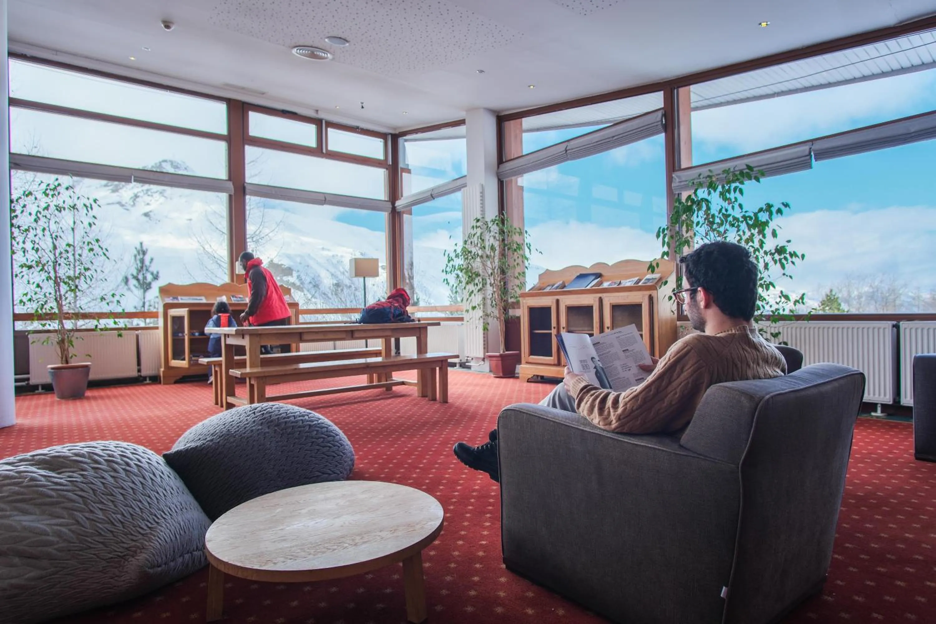 Seating area in Belambra Clubs Les Menuires - Neige Et Ciel