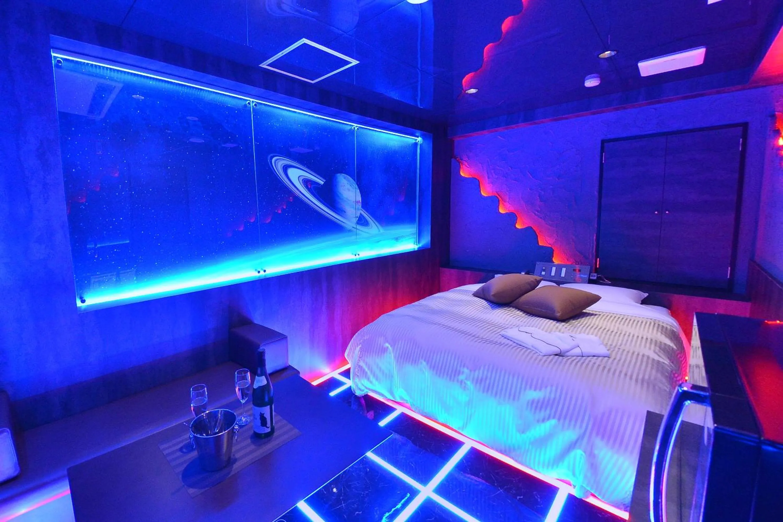 Photo of the whole room, Bed in Terrace M Yokota Bace ( Adult Only )