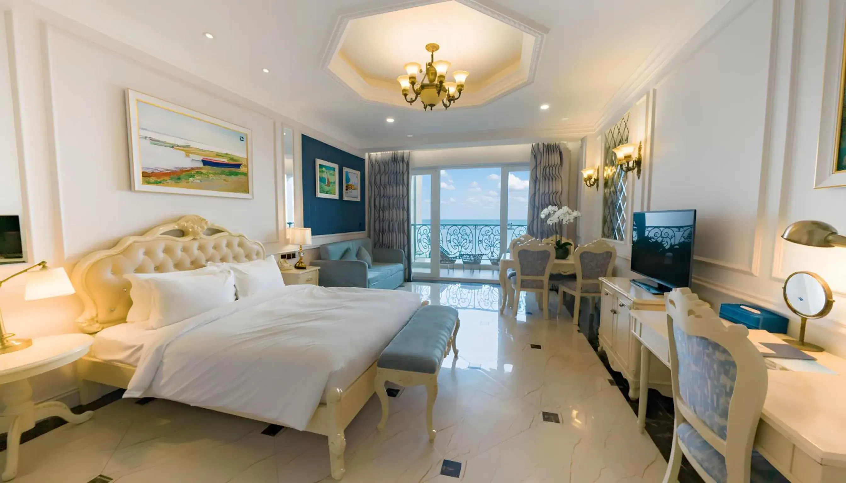 Bedroom, Bed in Lan Rung Beach Resort Bedroom, Bed in Lan Rung Beach Resort