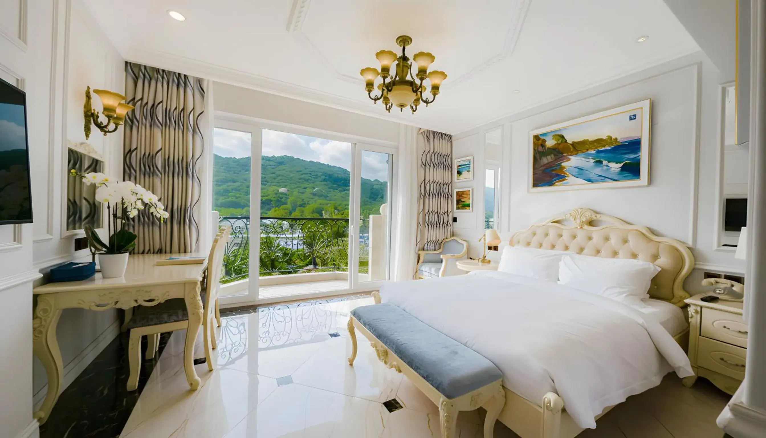 Bedroom, Bed in Lan Rung Beach Resort Bedroom, Bed in Lan Rung Beach Resort