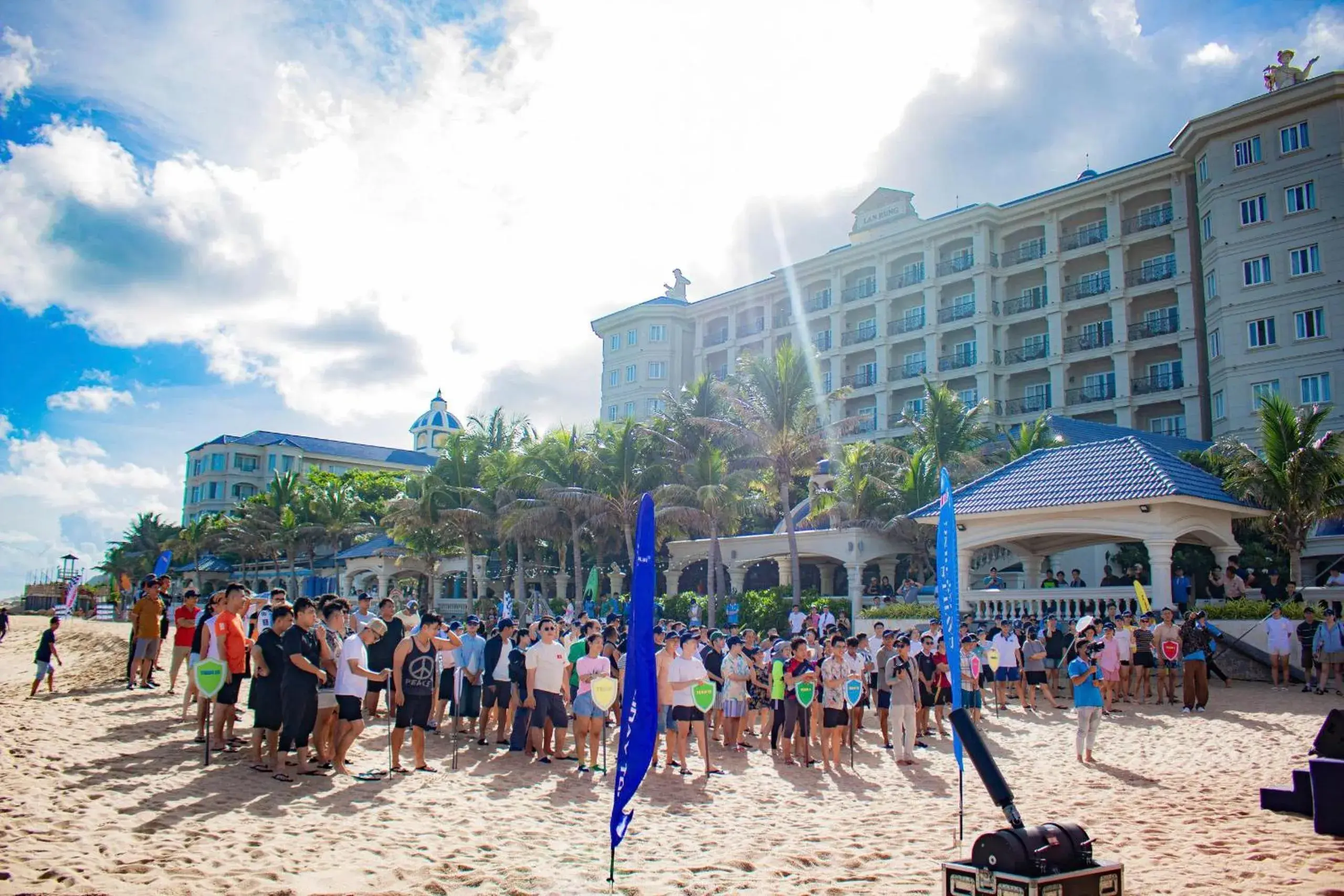 Property building in Lan Rung Beach Resort Property building in Lan Rung Beach Resort