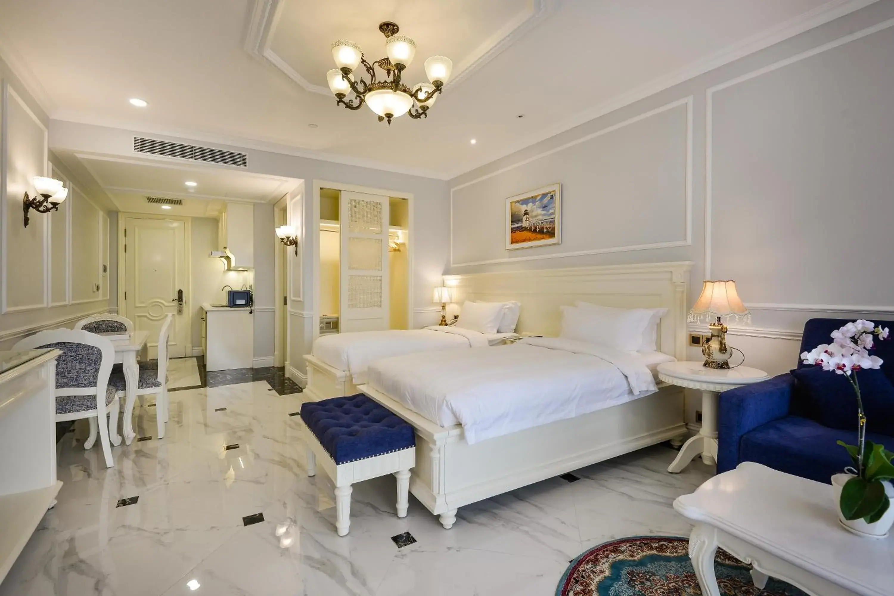 Premium Deluxe Twin Room with Garden View in Lan Rung Beach Resort Premium Deluxe Twin Room with Garden View in Lan Rung Beach Resort