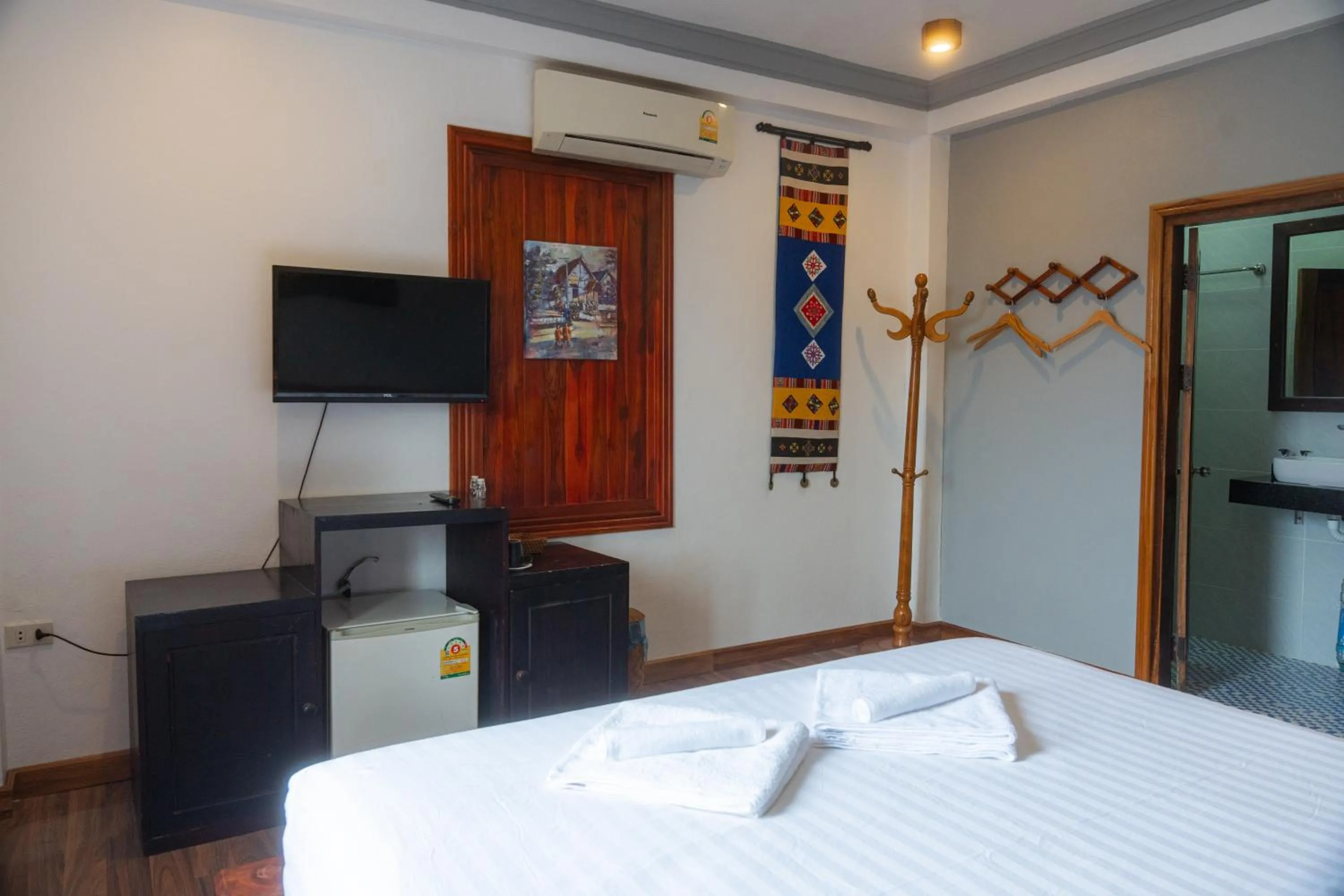 Bed in Villa Namkhan River