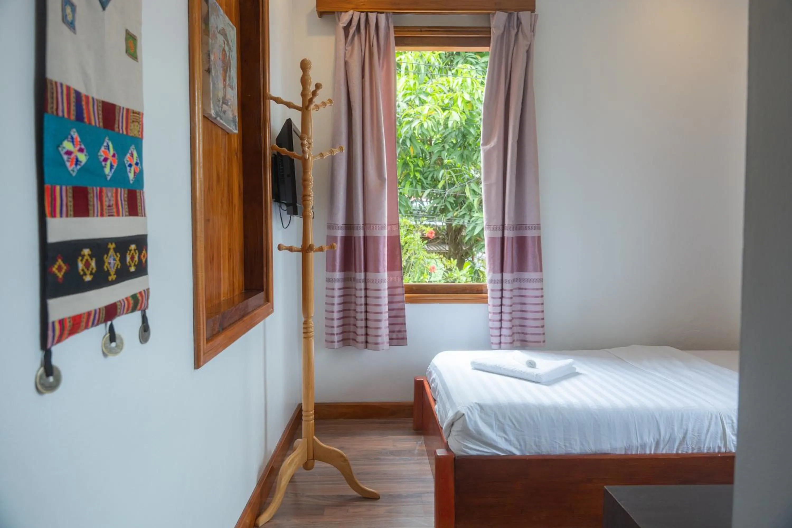 Bed in Villa Namkhan River