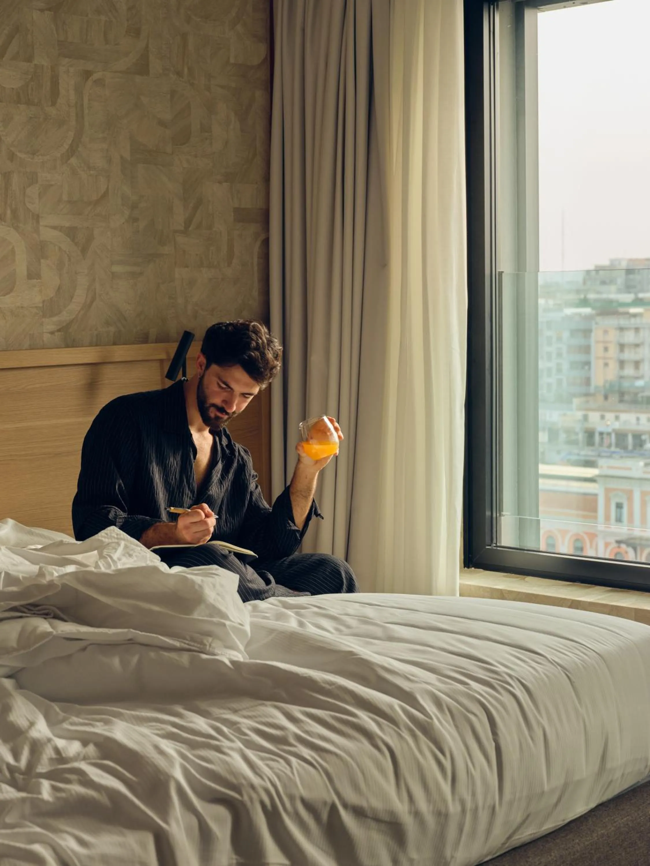 Bedroom, Bed in Il Leon D'Oro Bari - by Farace Hotels