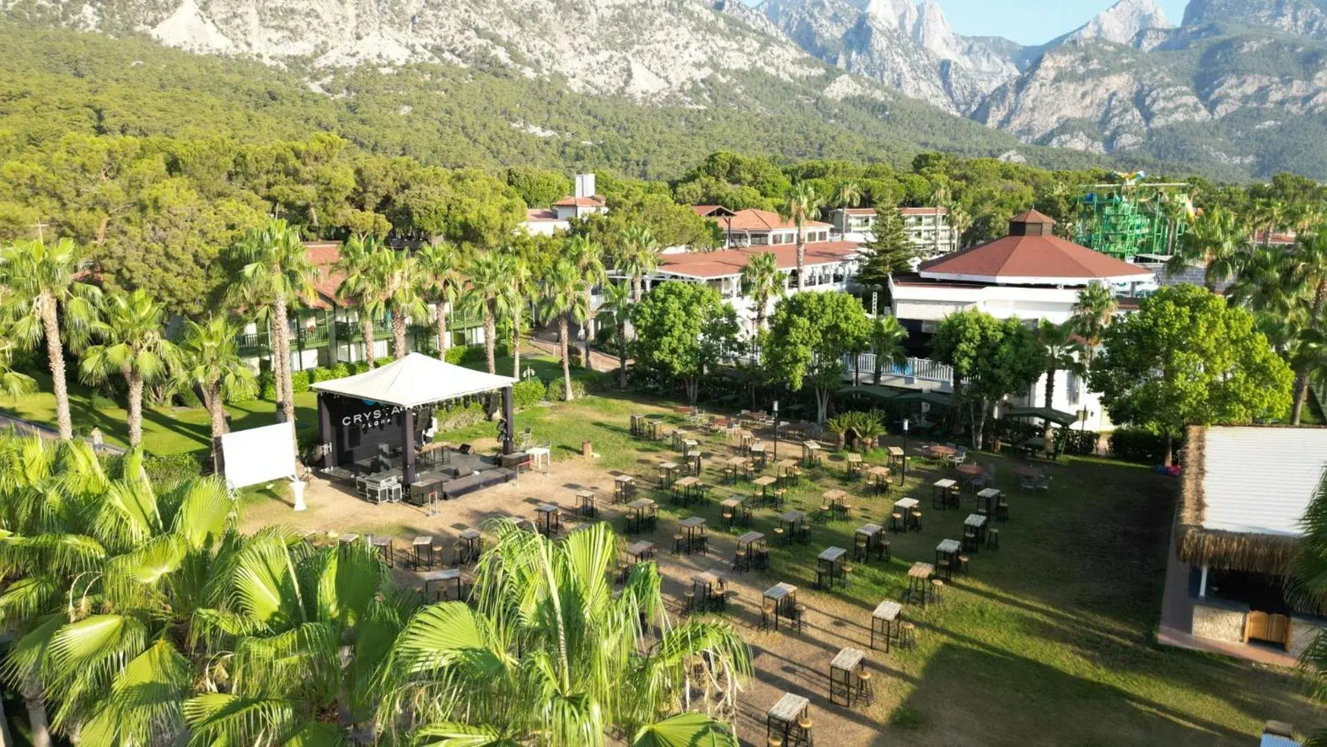 Bird's eye view in Crystal Flora Beach Resort - Ultimate All Inclusive Bird's eye view in Crystal Flora Beach Resort - Ultimate All Inclusive