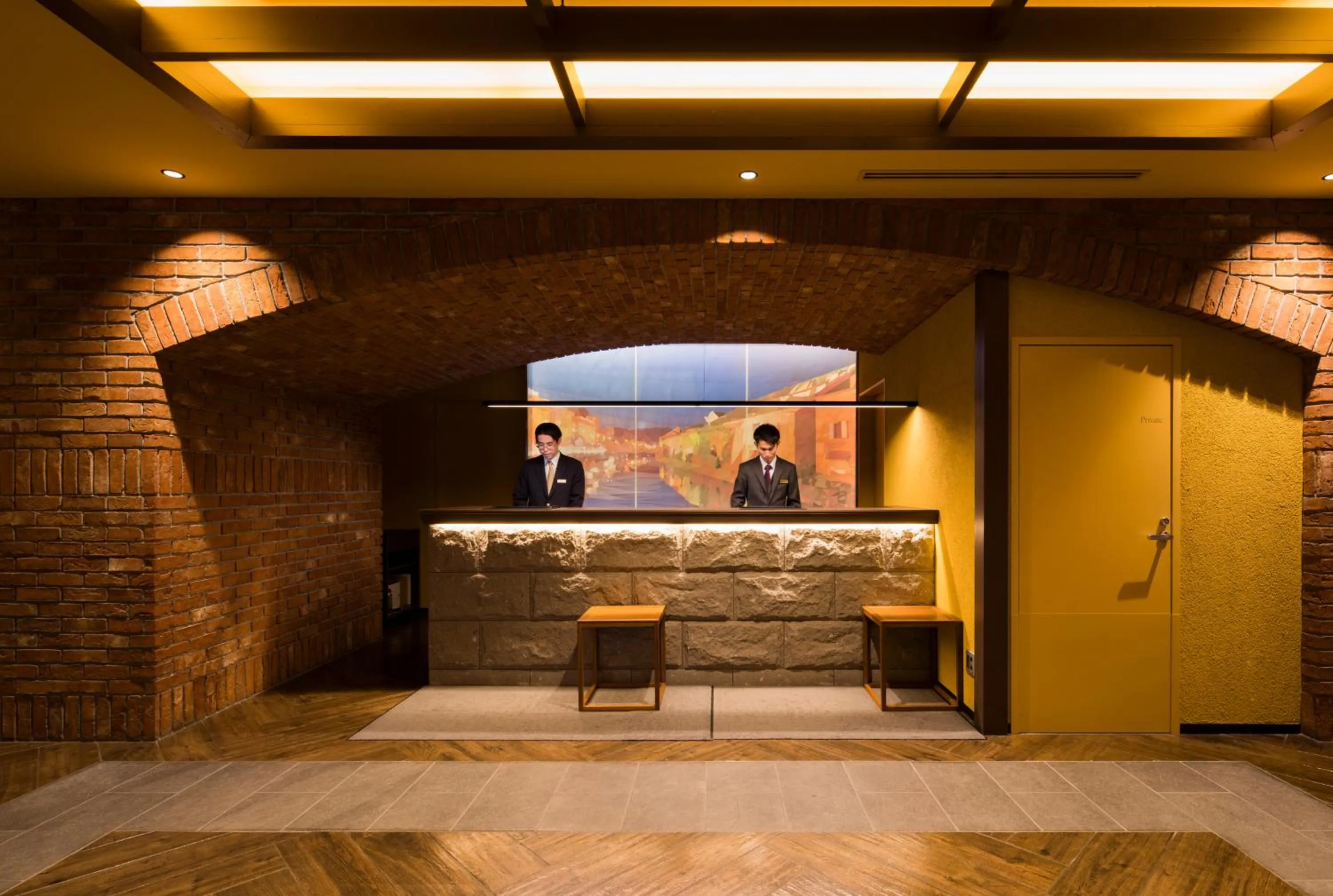 Lobby or reception in Hotel Torifito Otaru Canal
