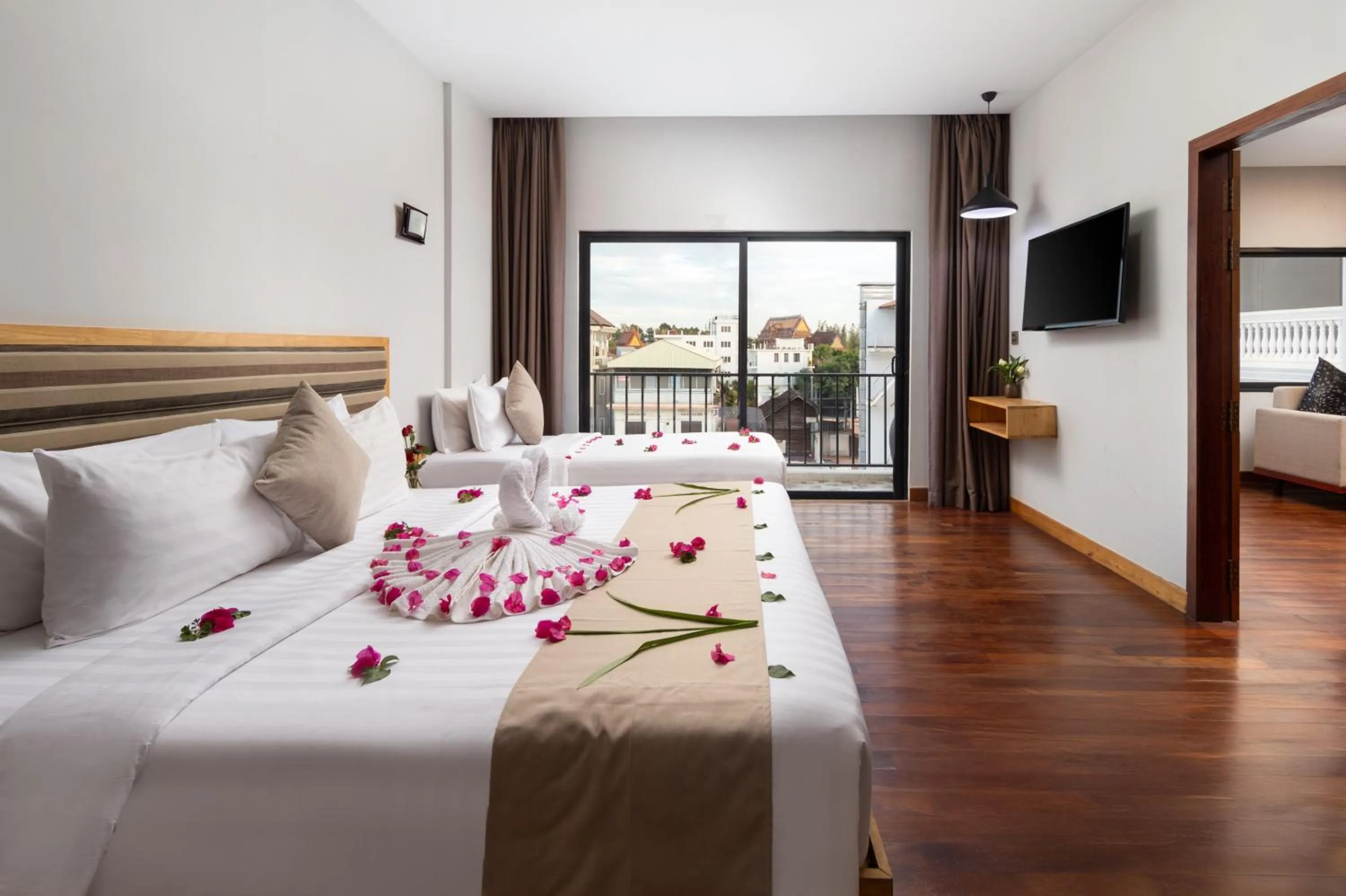 Bed in SIEM REAP RIVER VIEW Residence