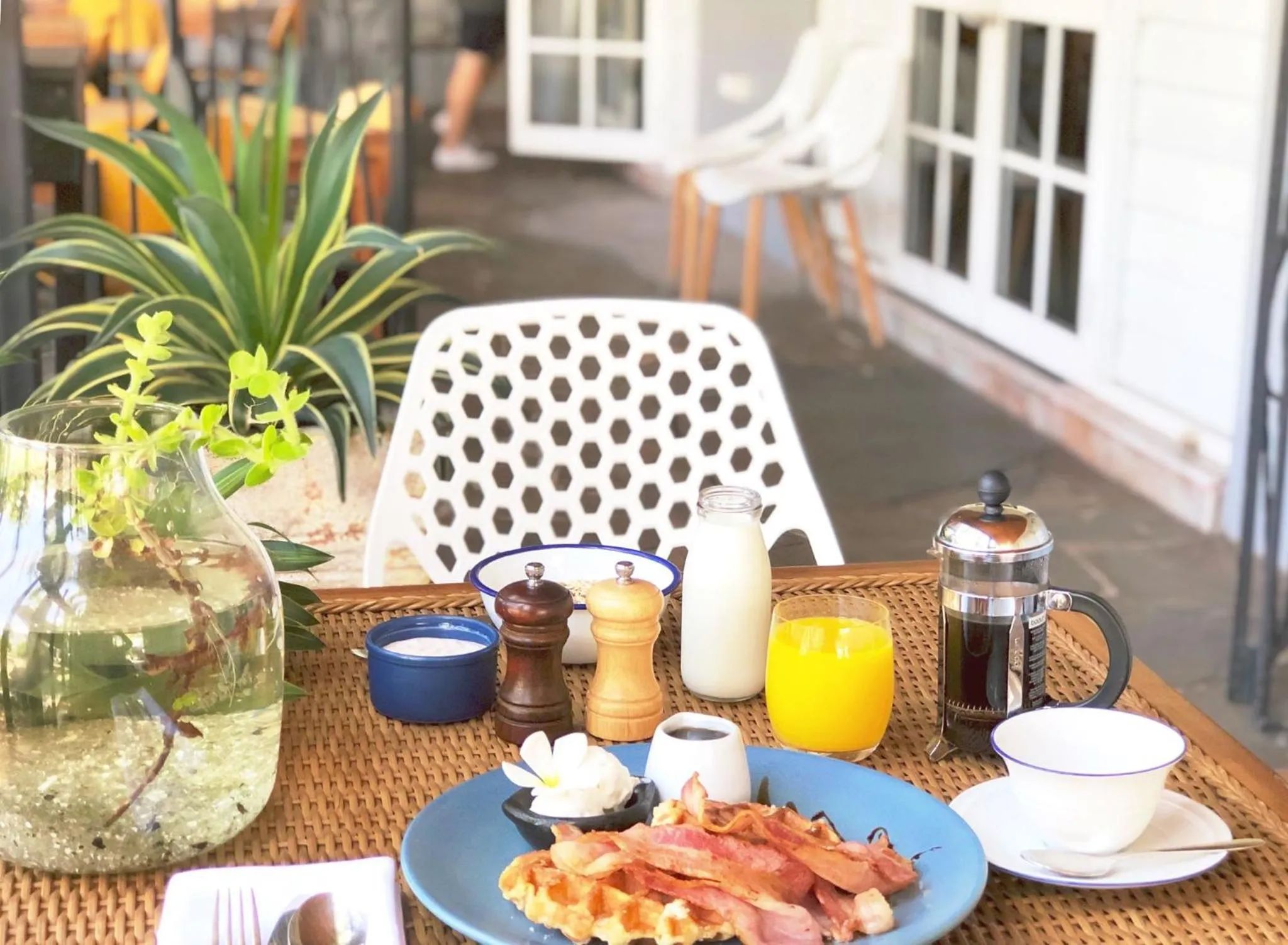 Patio in Motel Nomad