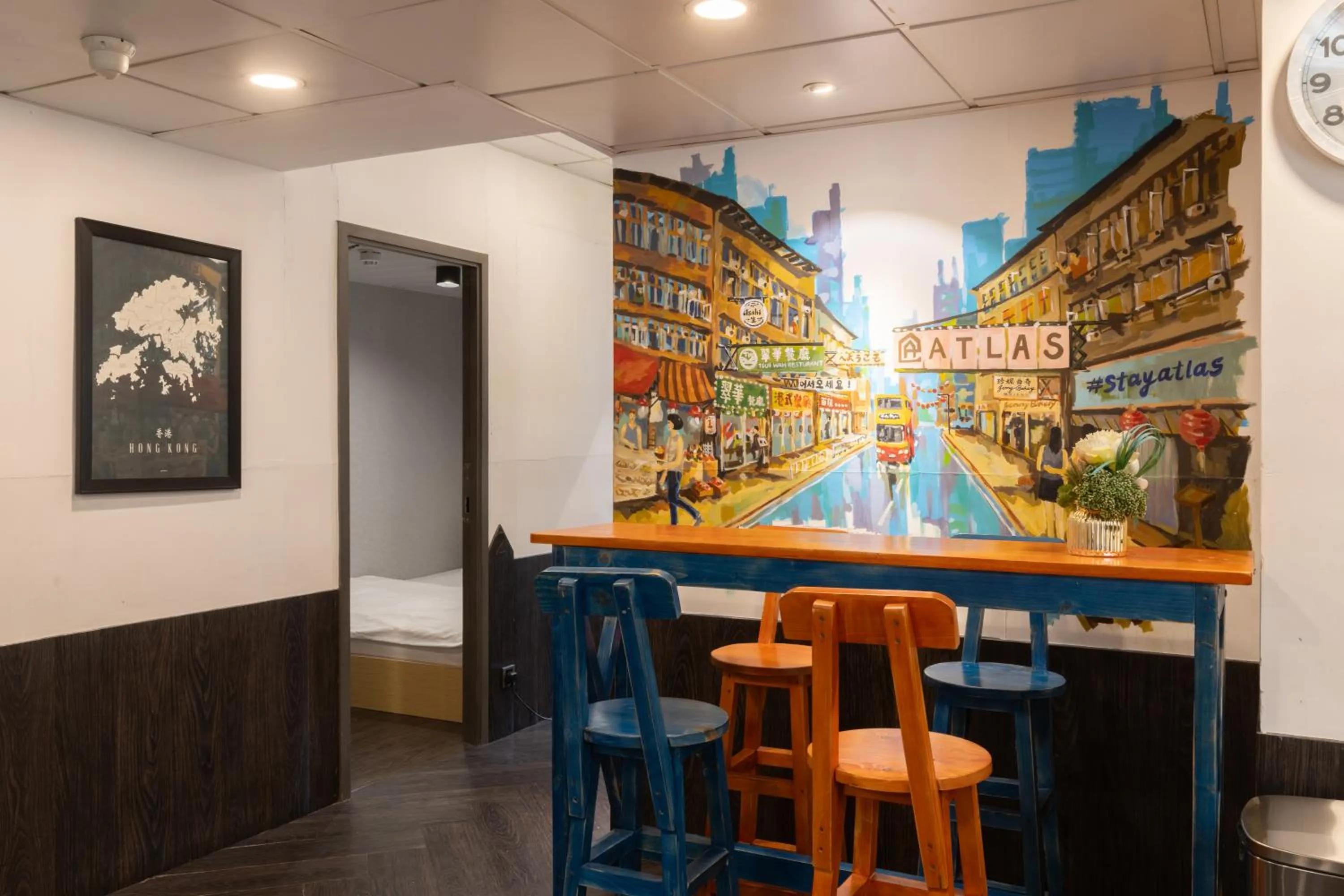 Living room in Atlas Hostel & Backpackers