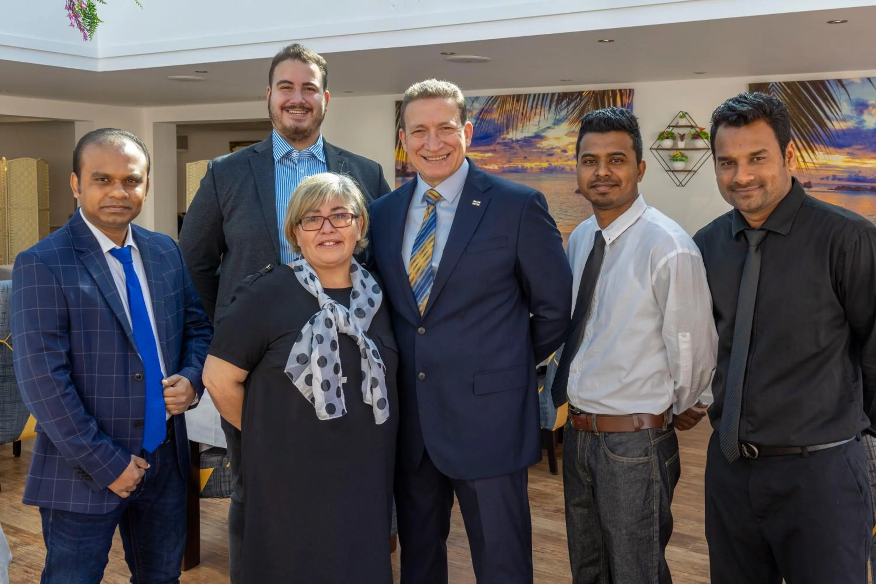 Staff in Saints Bay Hotel