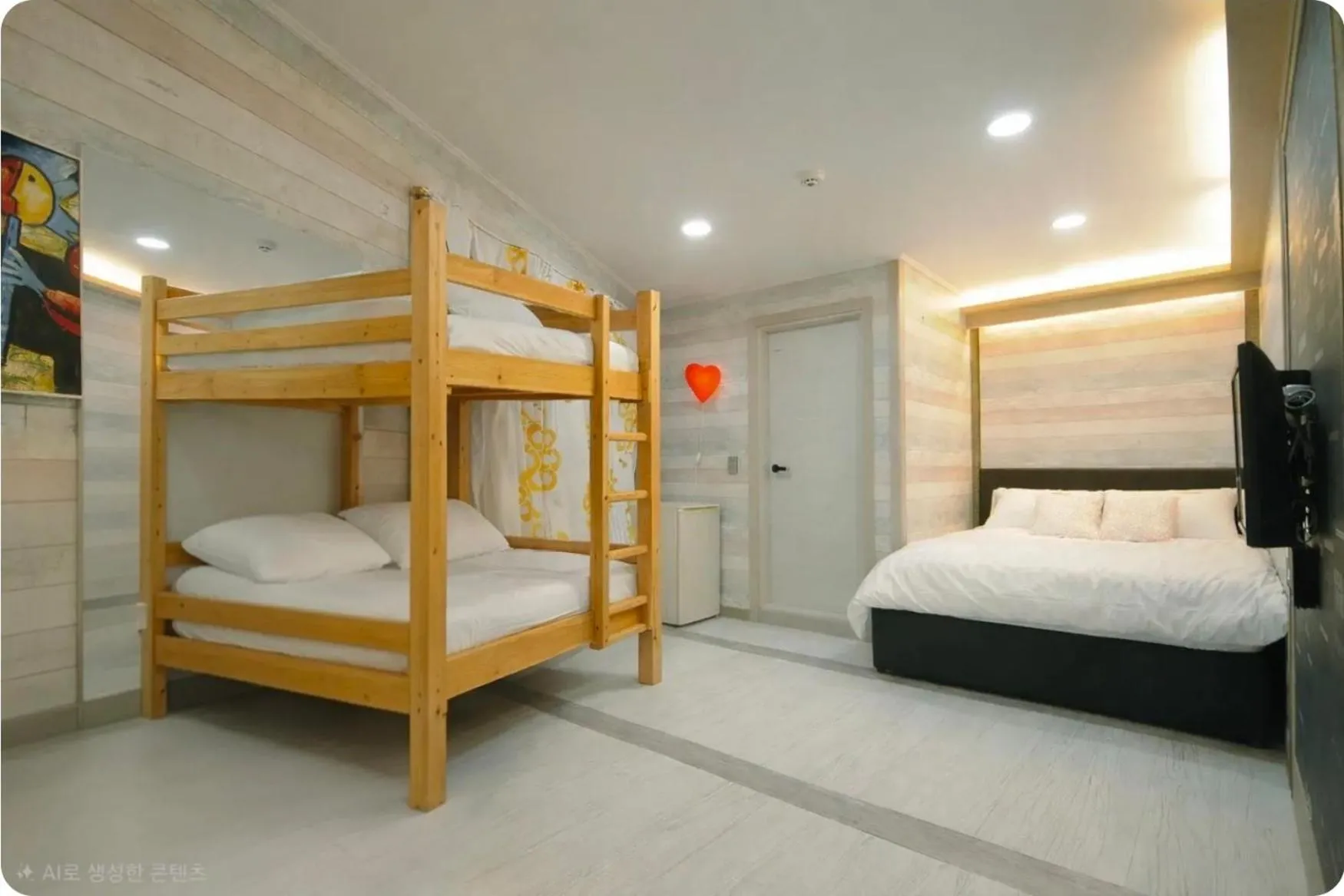 Bed in Family Hotel BNB