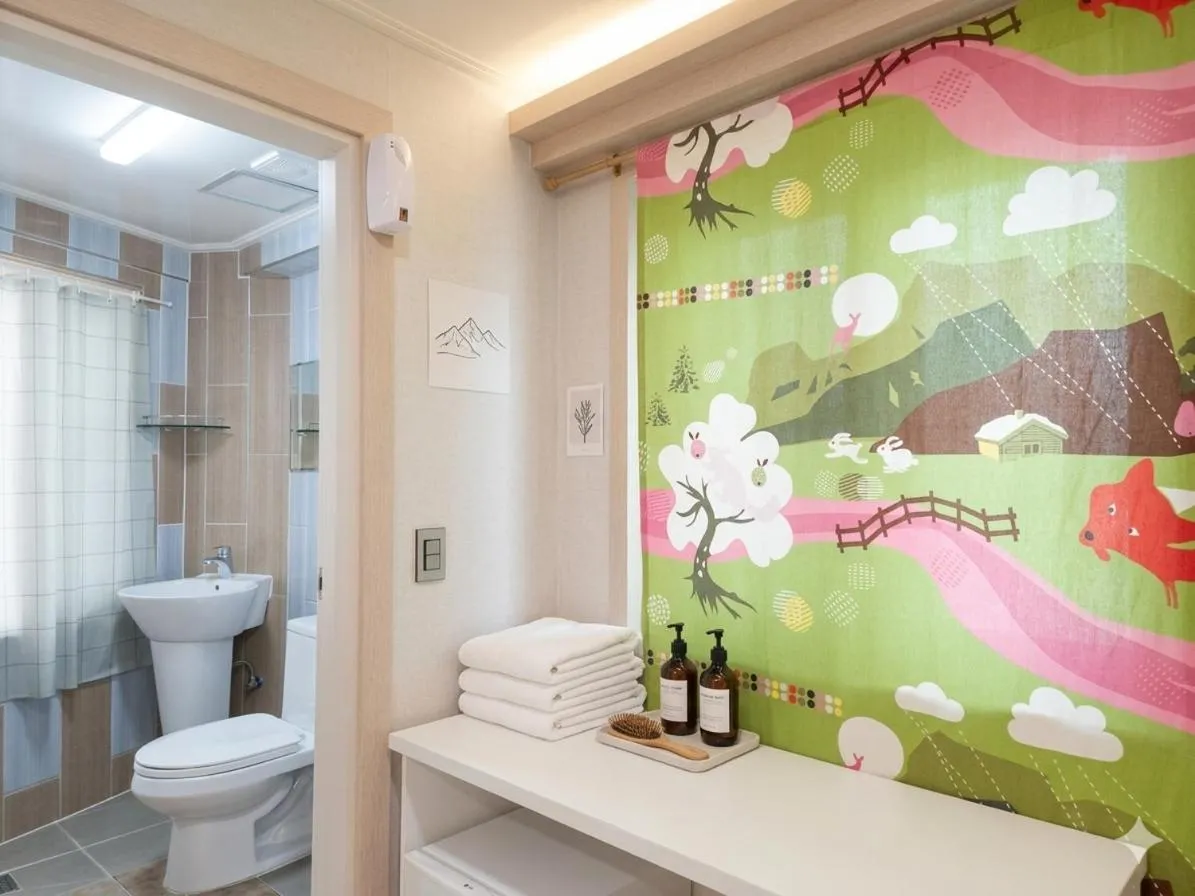 Shower in Family Hotel BNB
