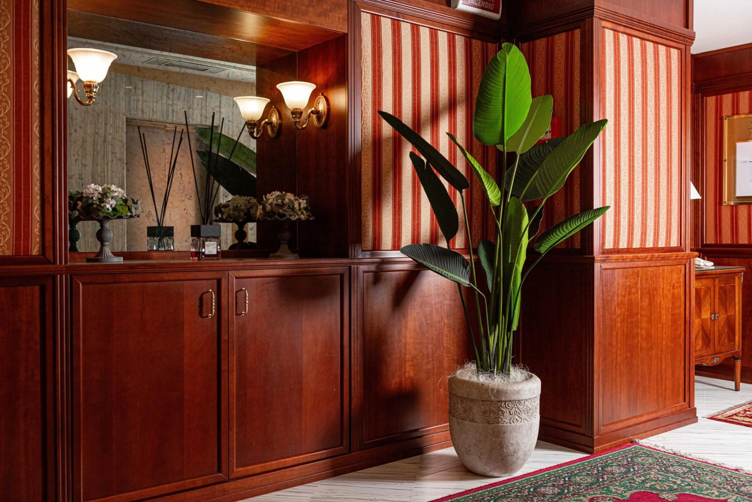 Decorative detail in Phi Hotel Principe